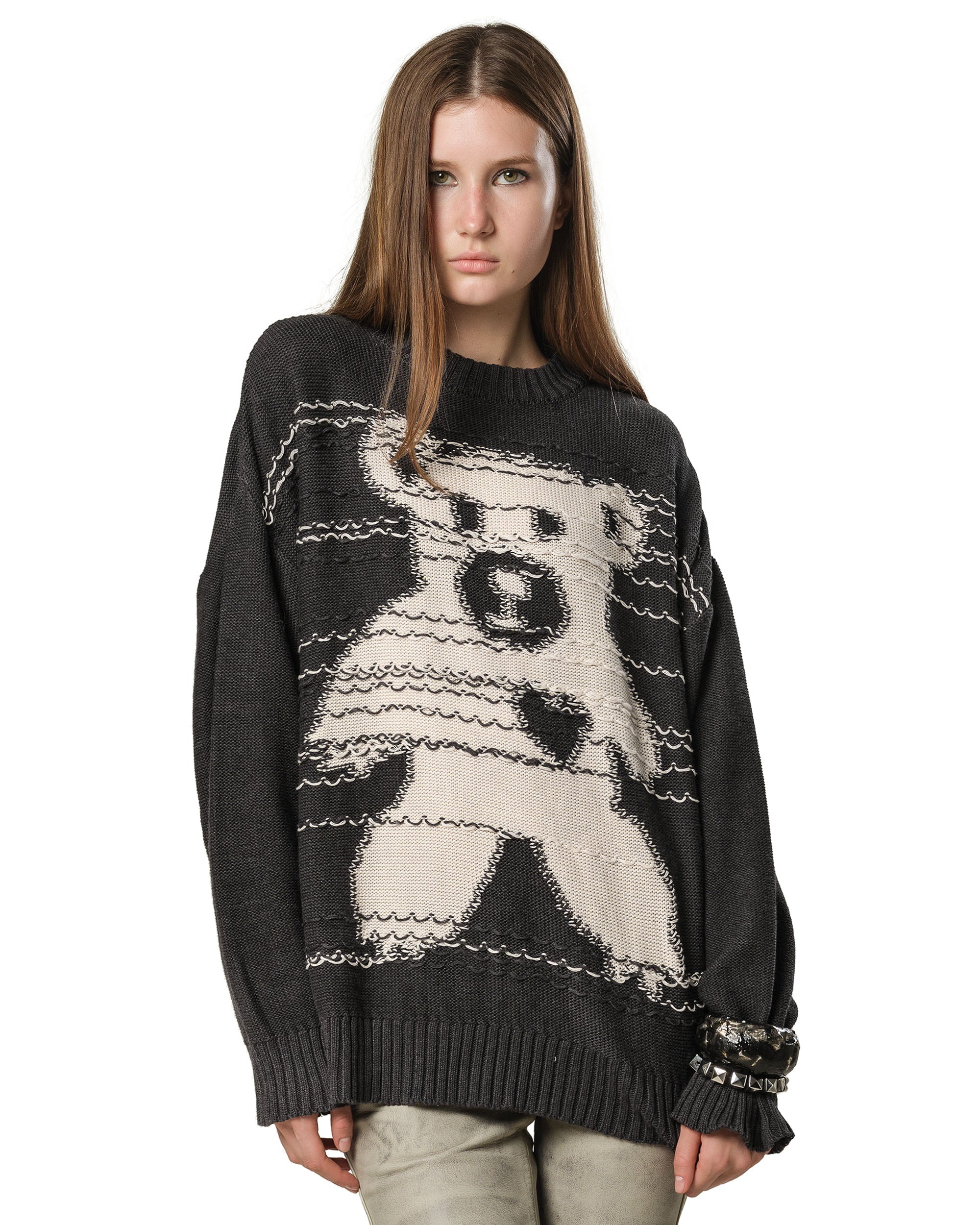 Grey lullaby knit sweater