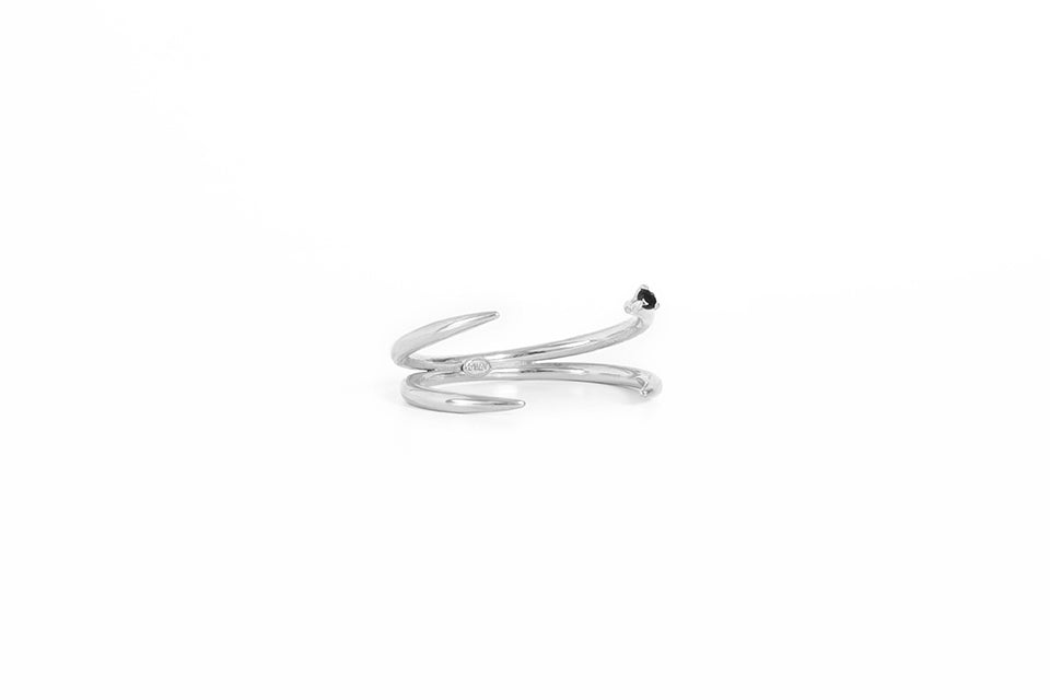 Luna sapphire double bracelet silver