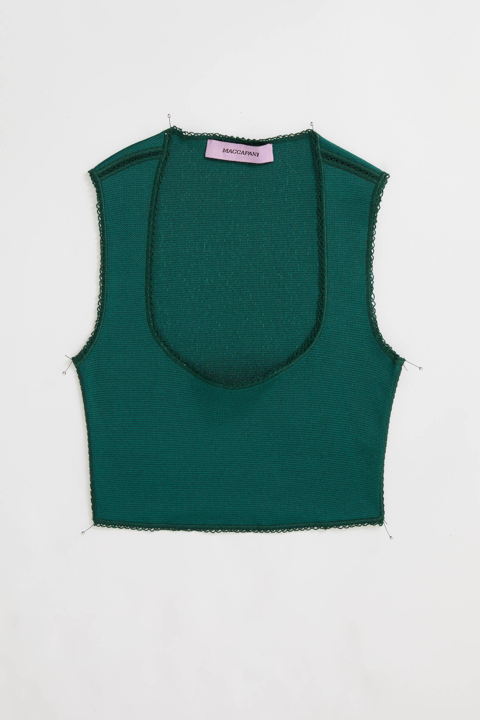 Knitted bra-top
