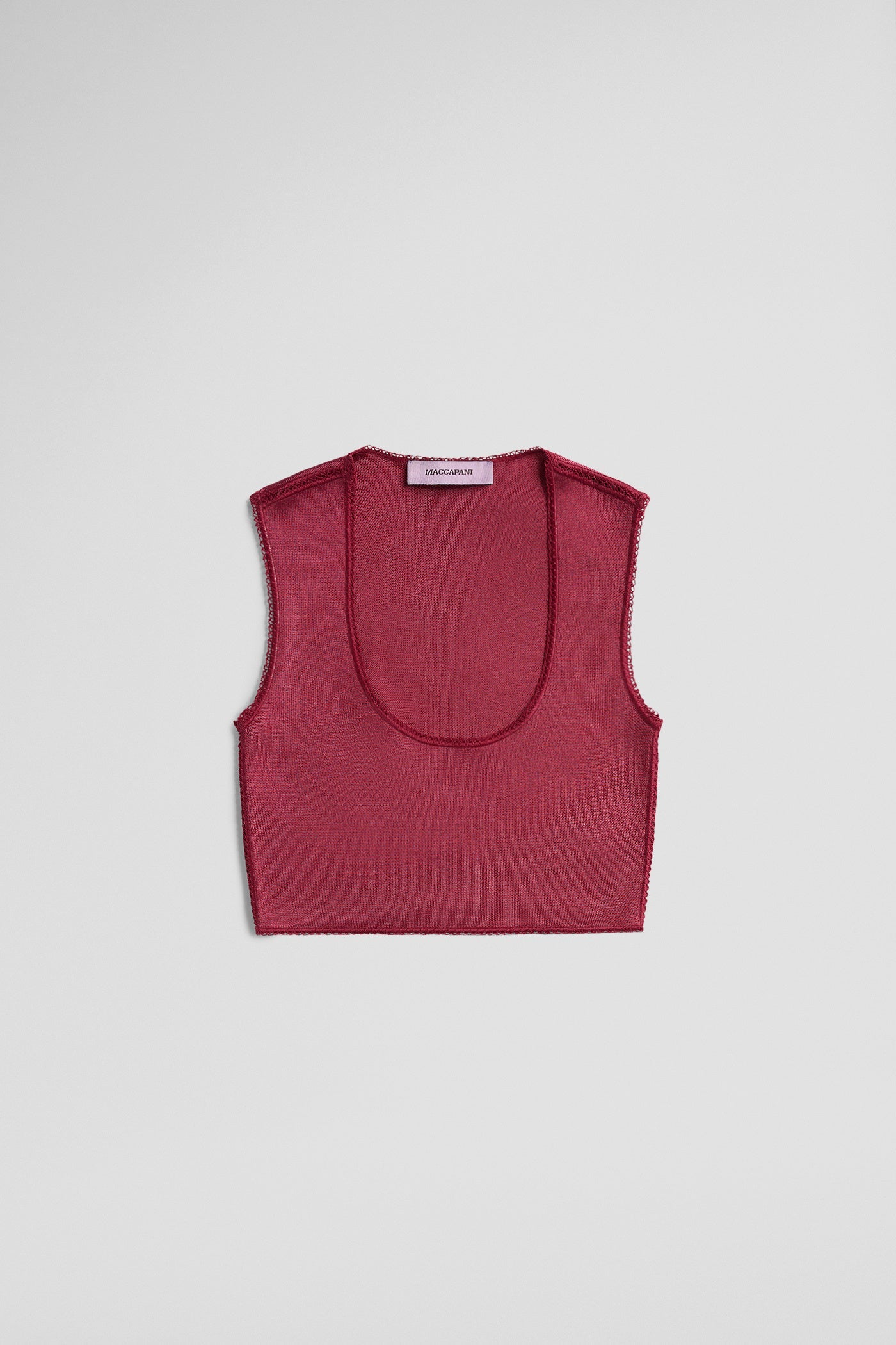 Knitted bra-top