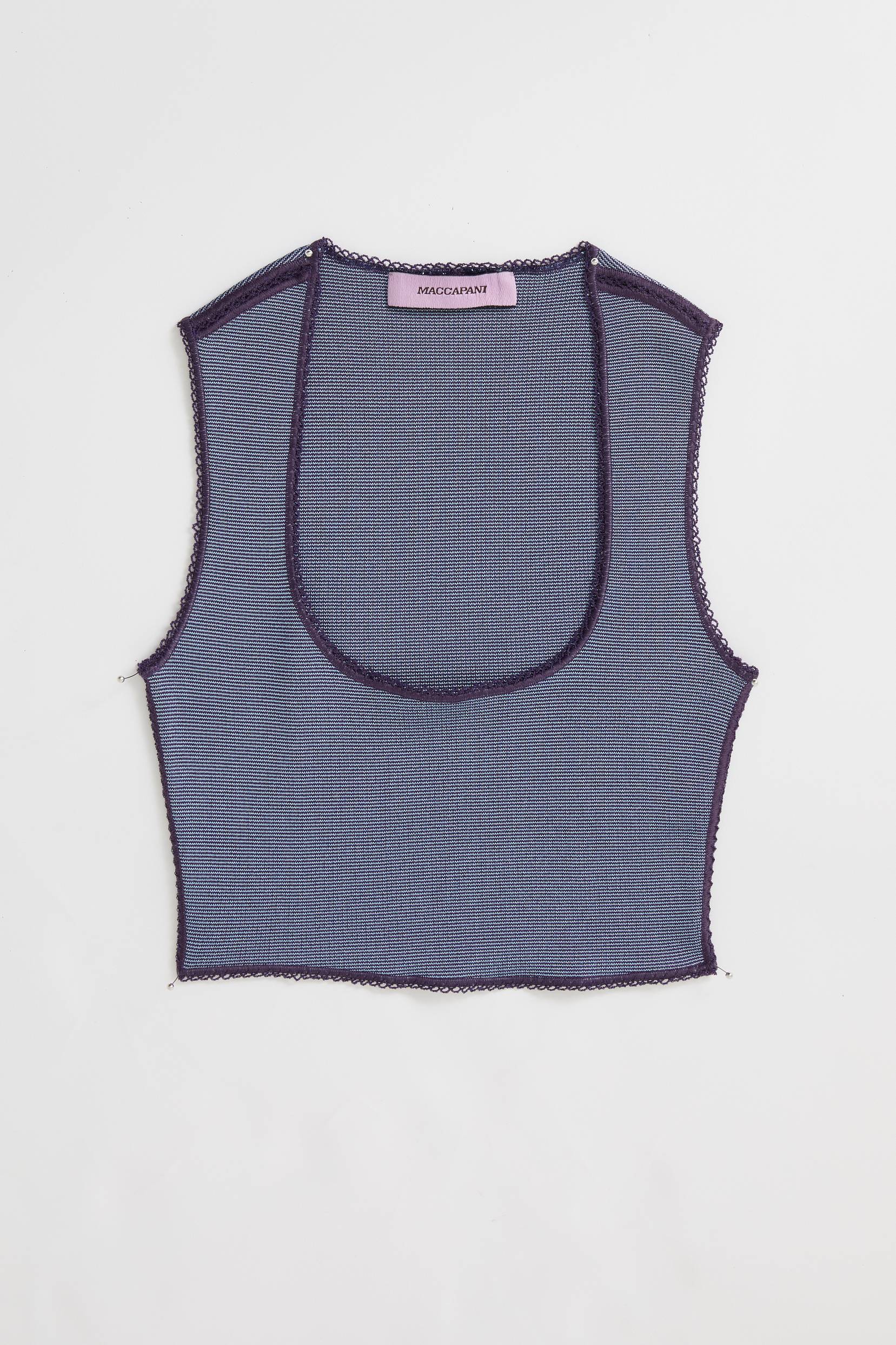 Knitted bra-top