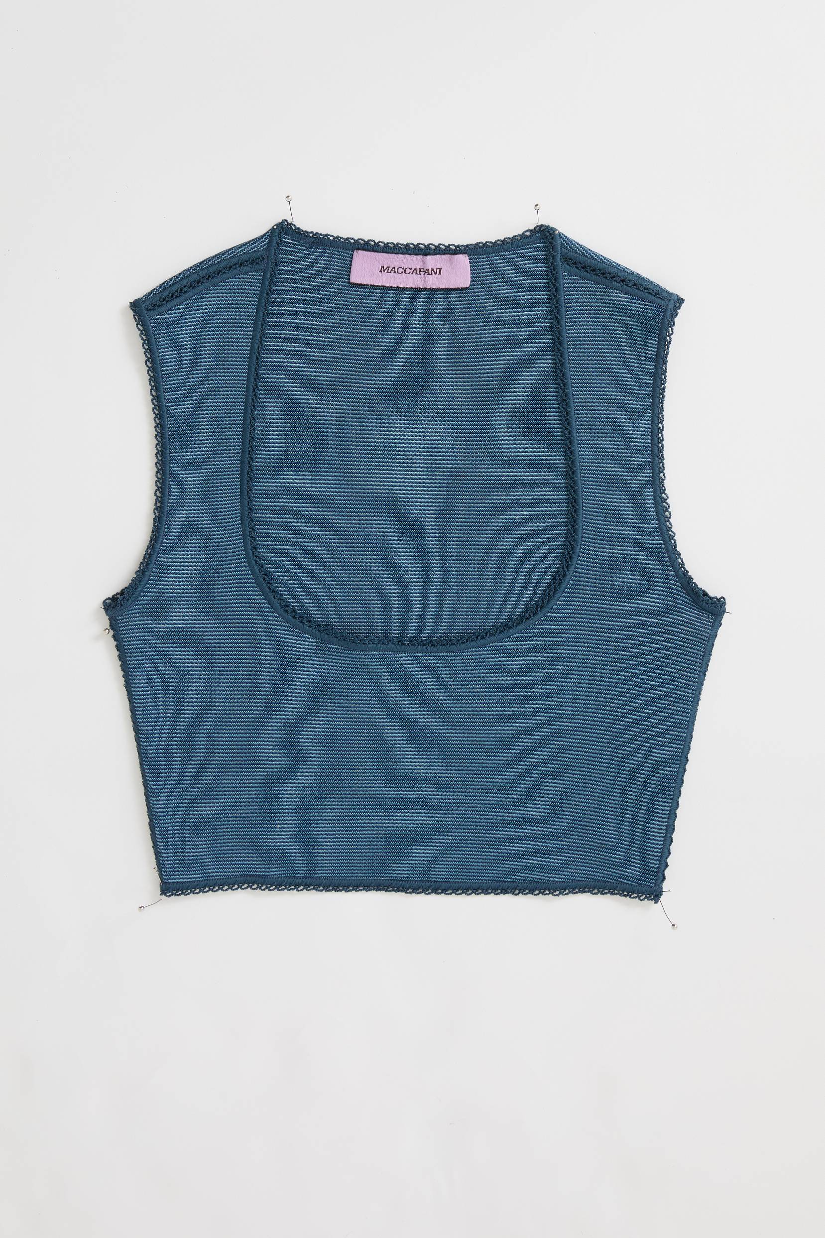 Knitted bra-top