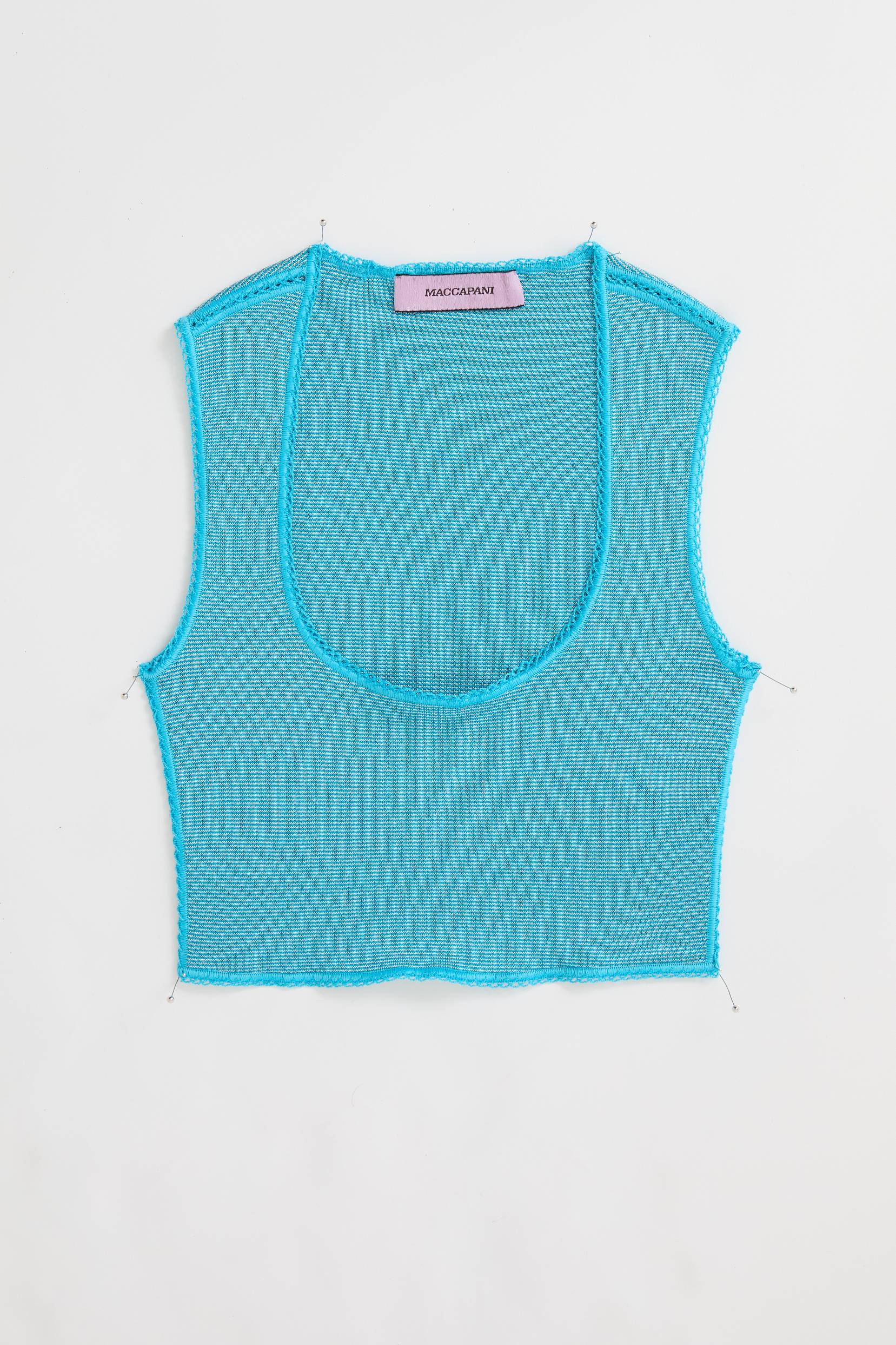 Knitted bra-top