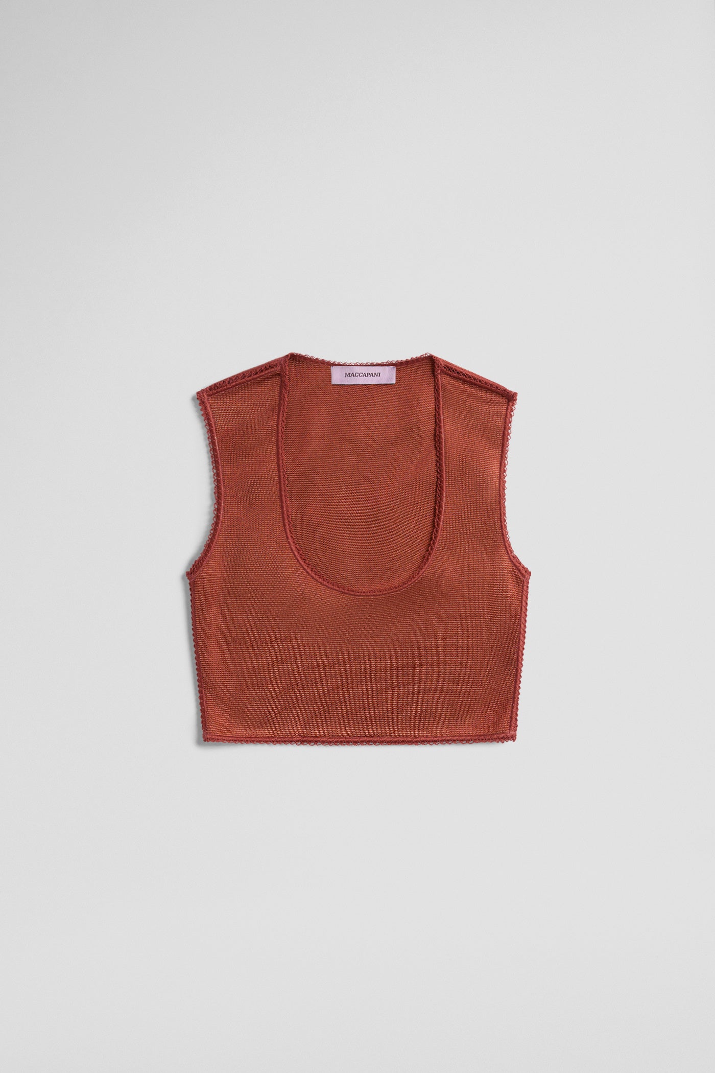 Knitted bra-top