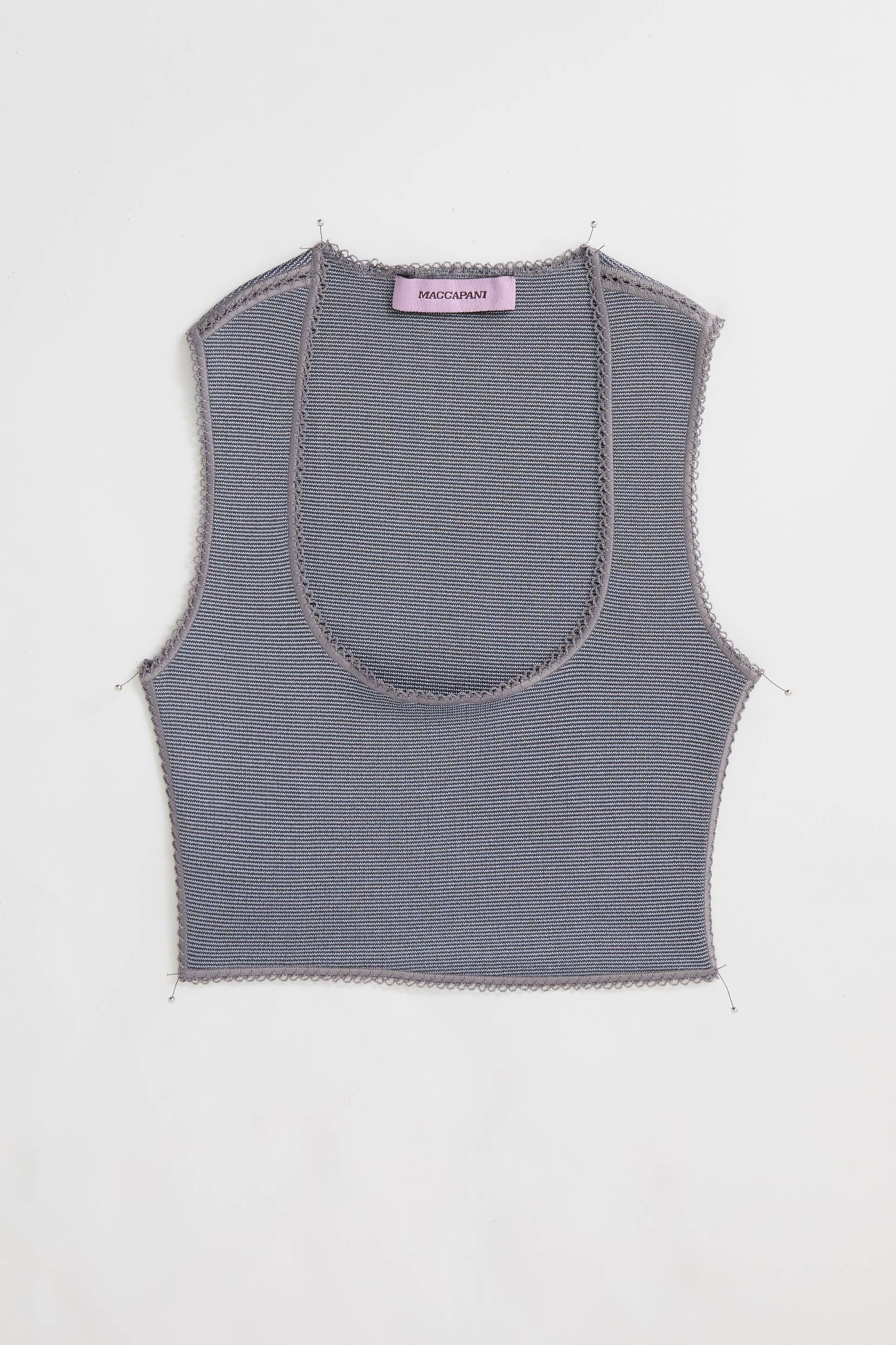 Knitted bra-top