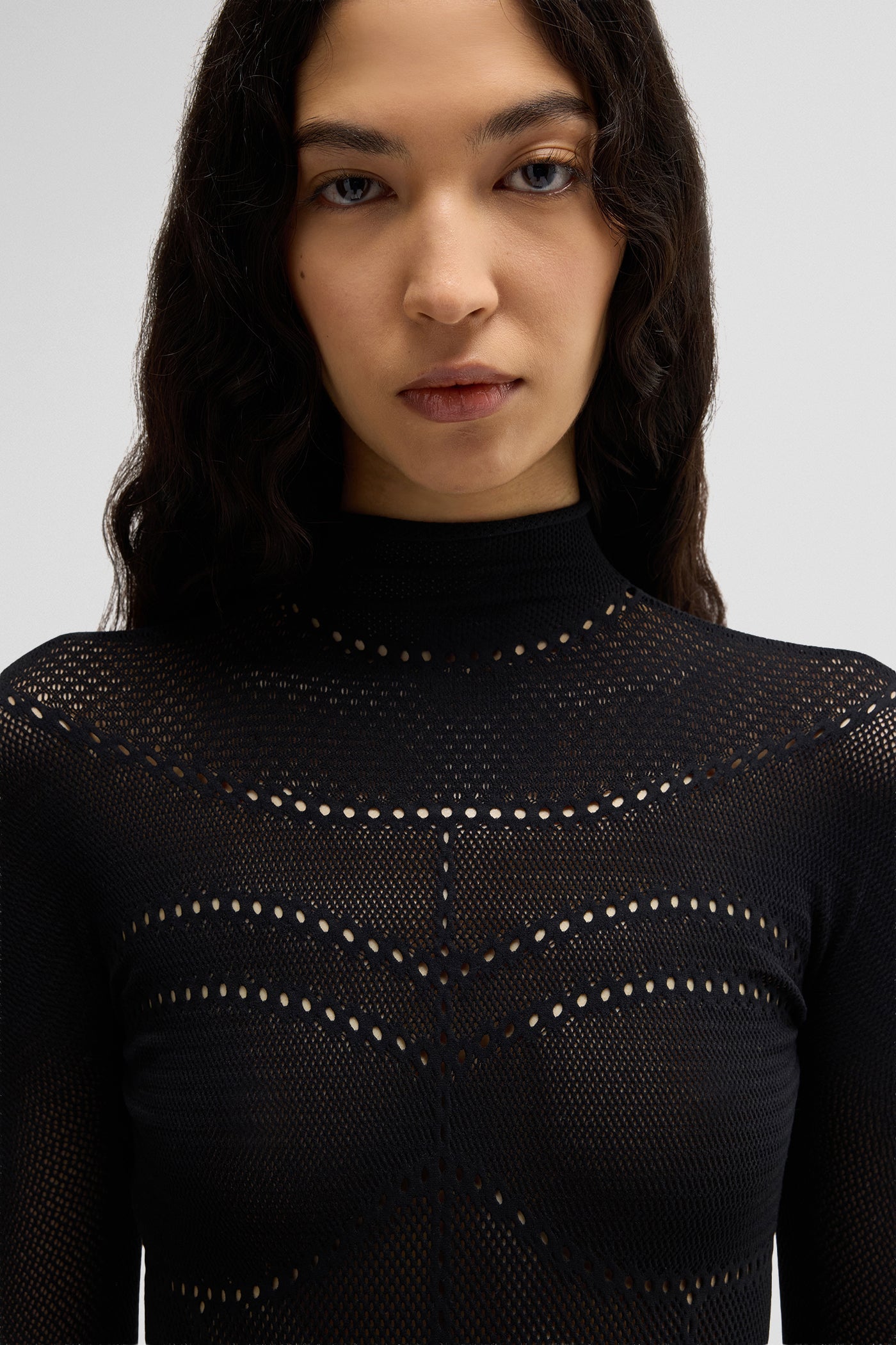 Second skin mock-neck