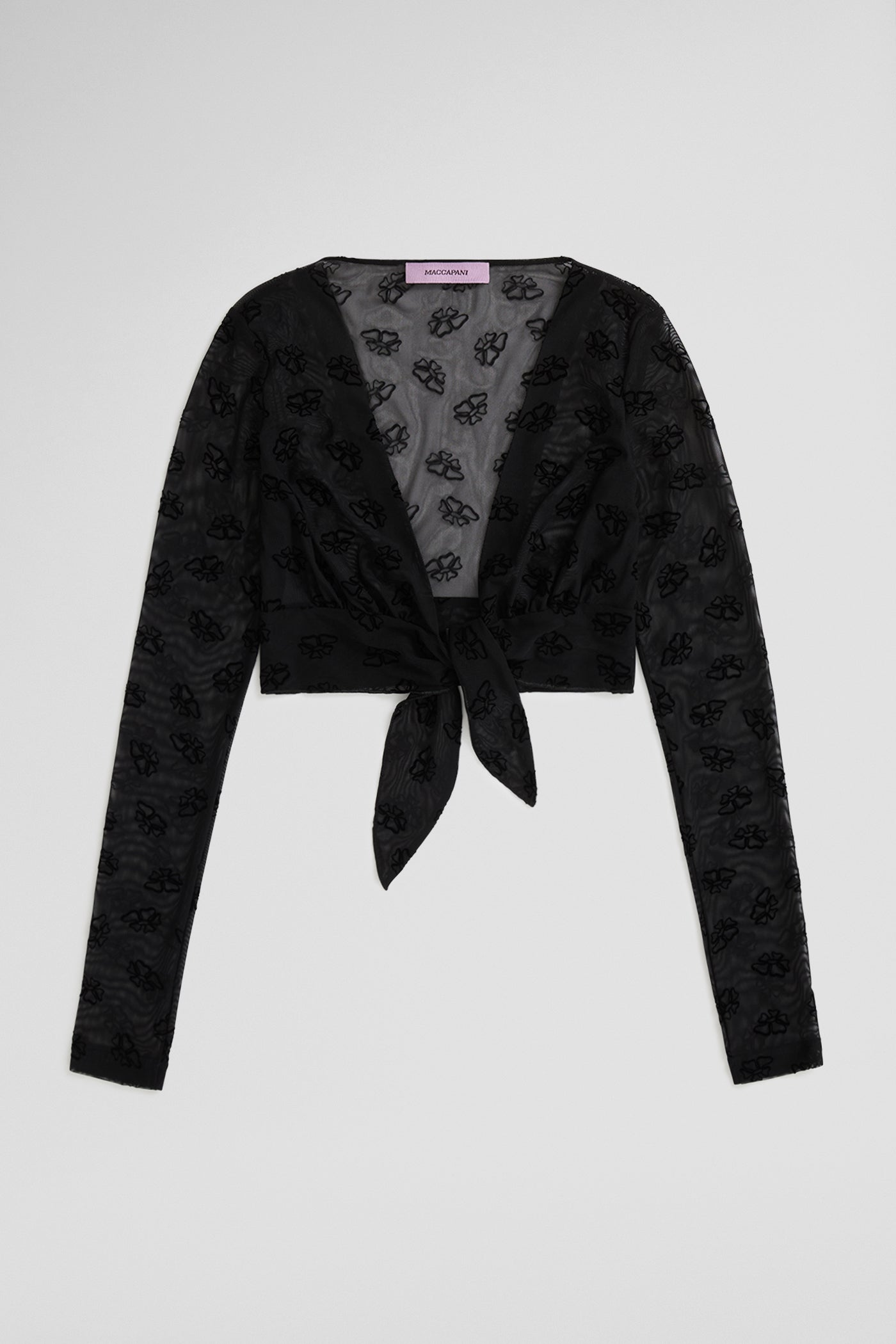 Monogram knotted top