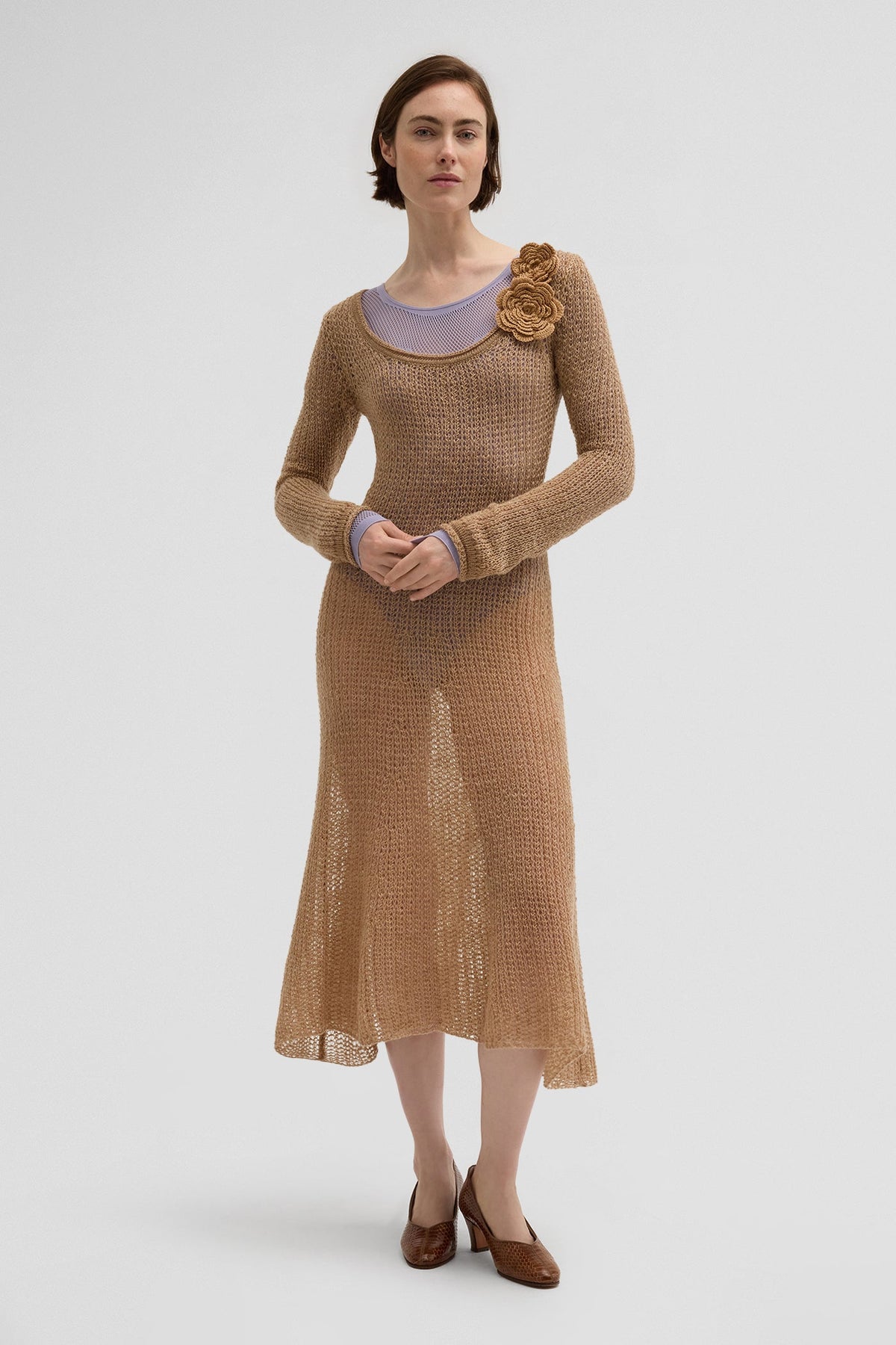 Winter lace dress