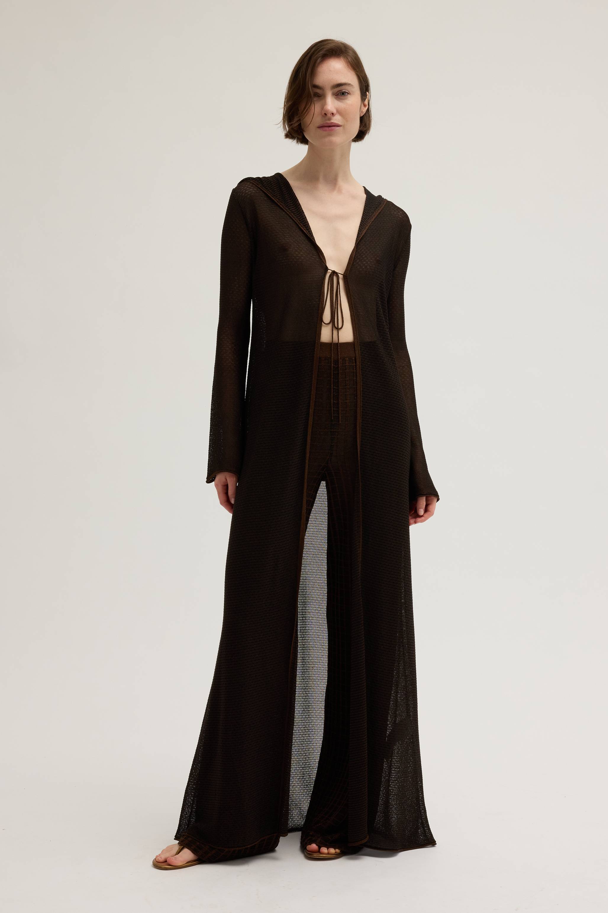 Hooded overcoat