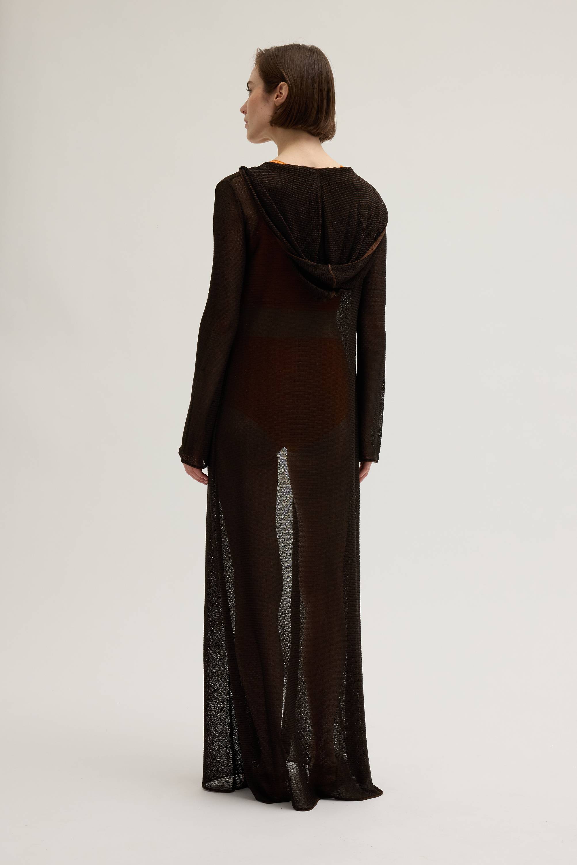 Hooded overcoat