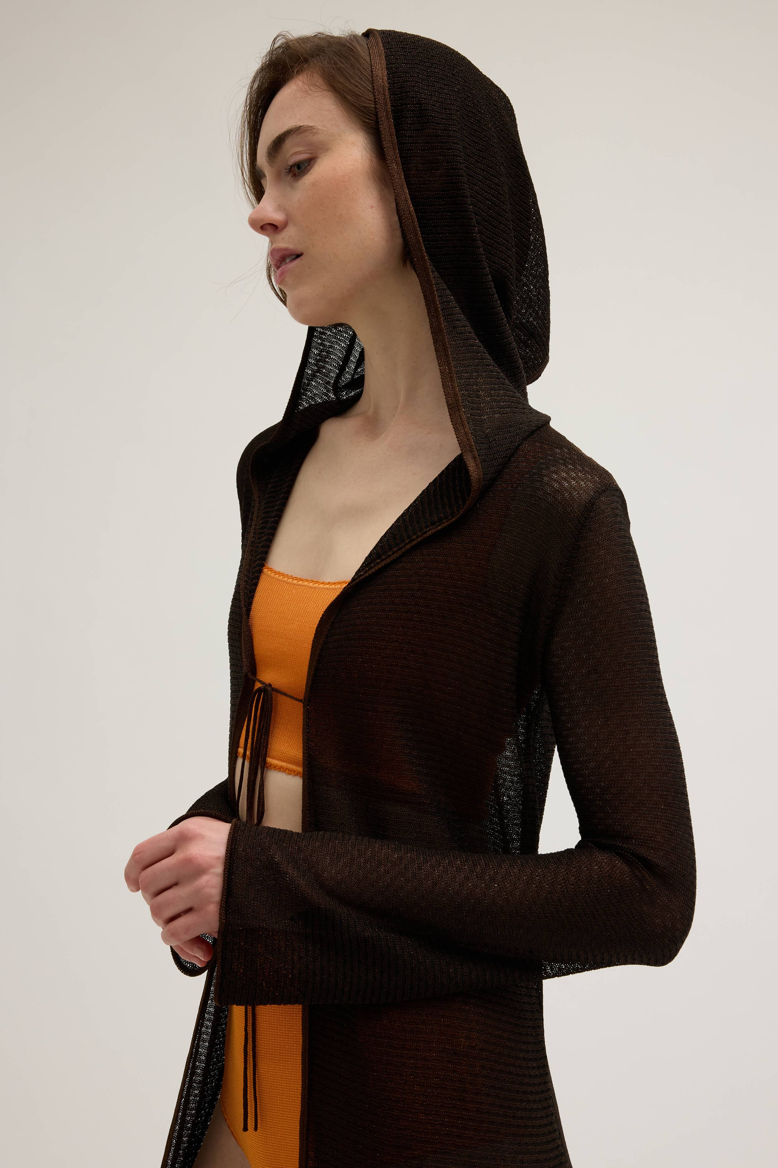 Hooded overcoat