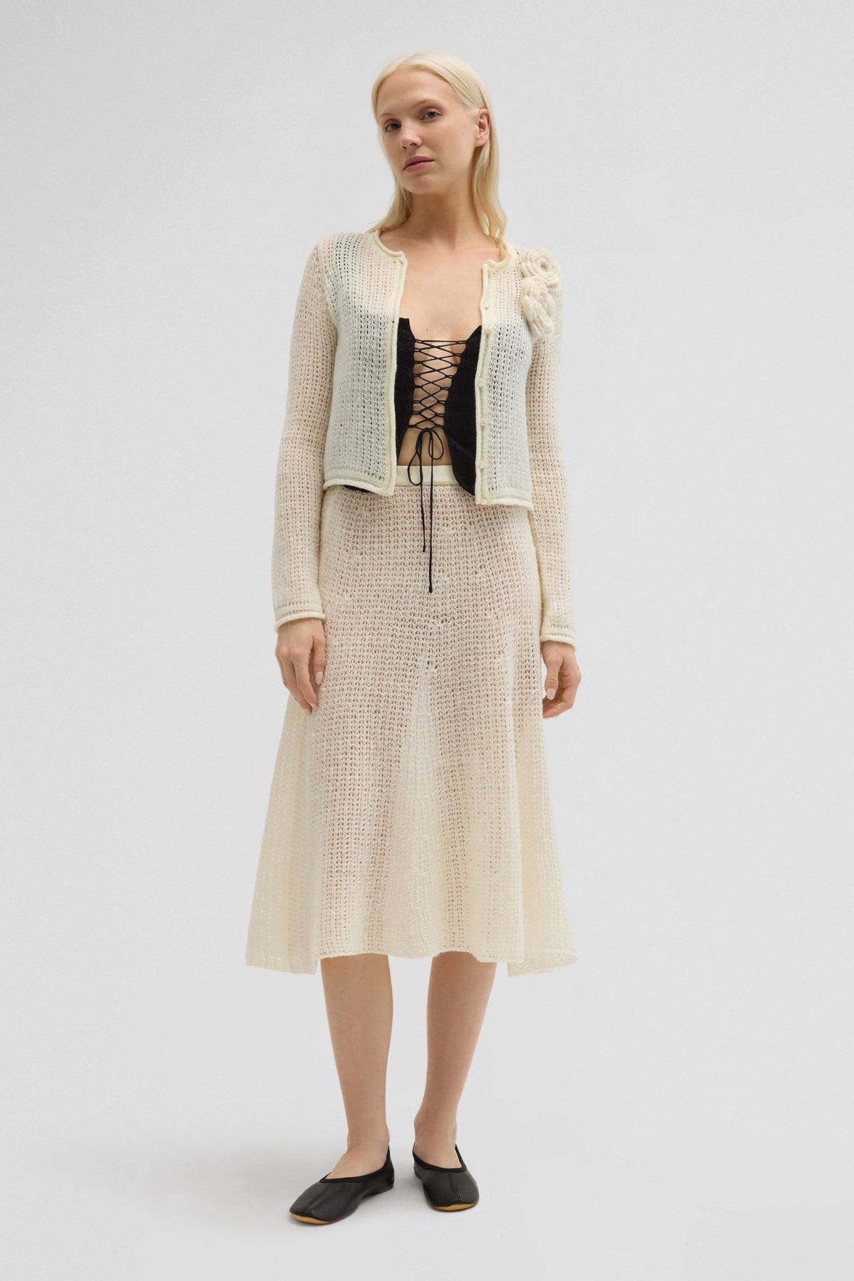 Winter lace skirt
