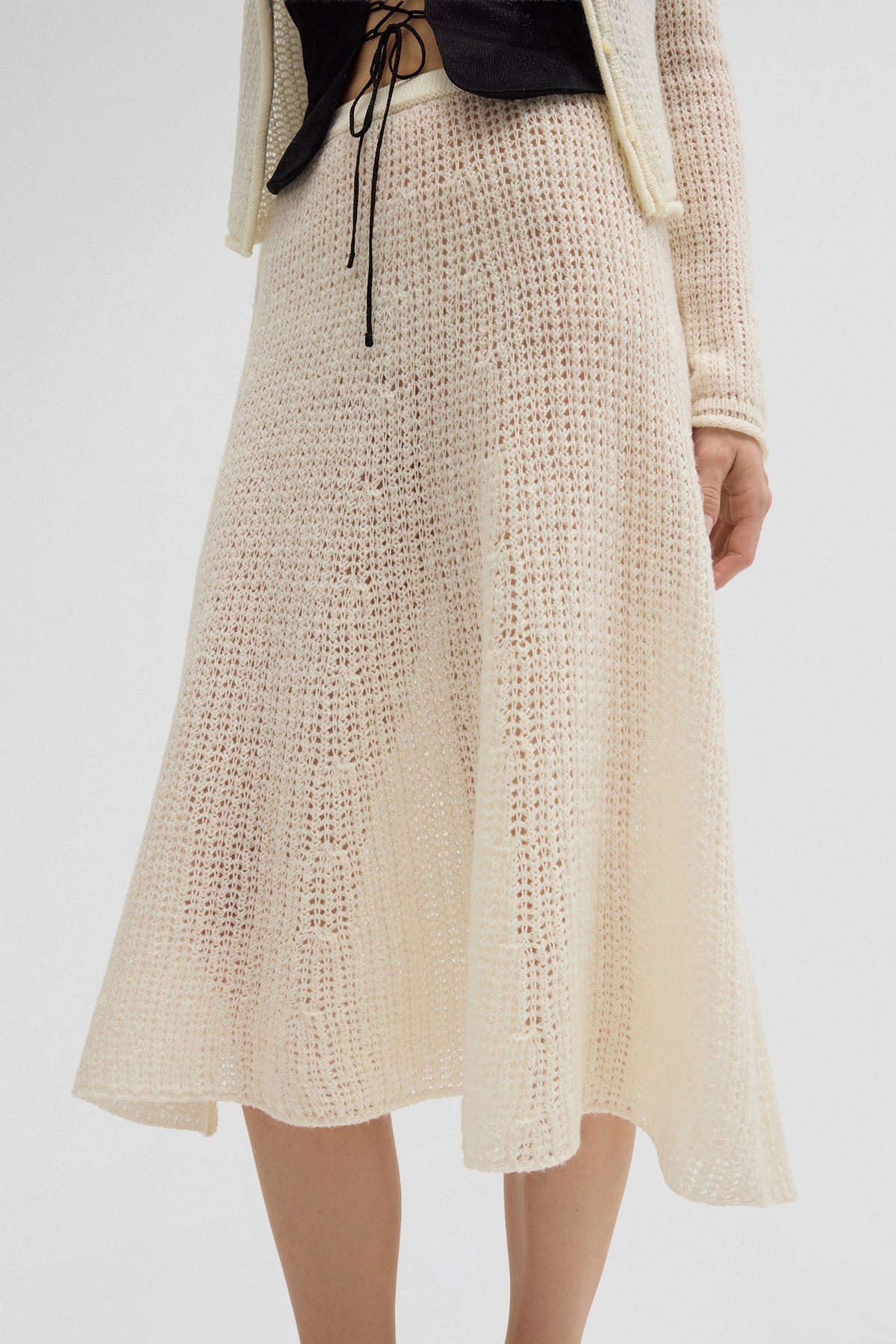 Winter lace skirt