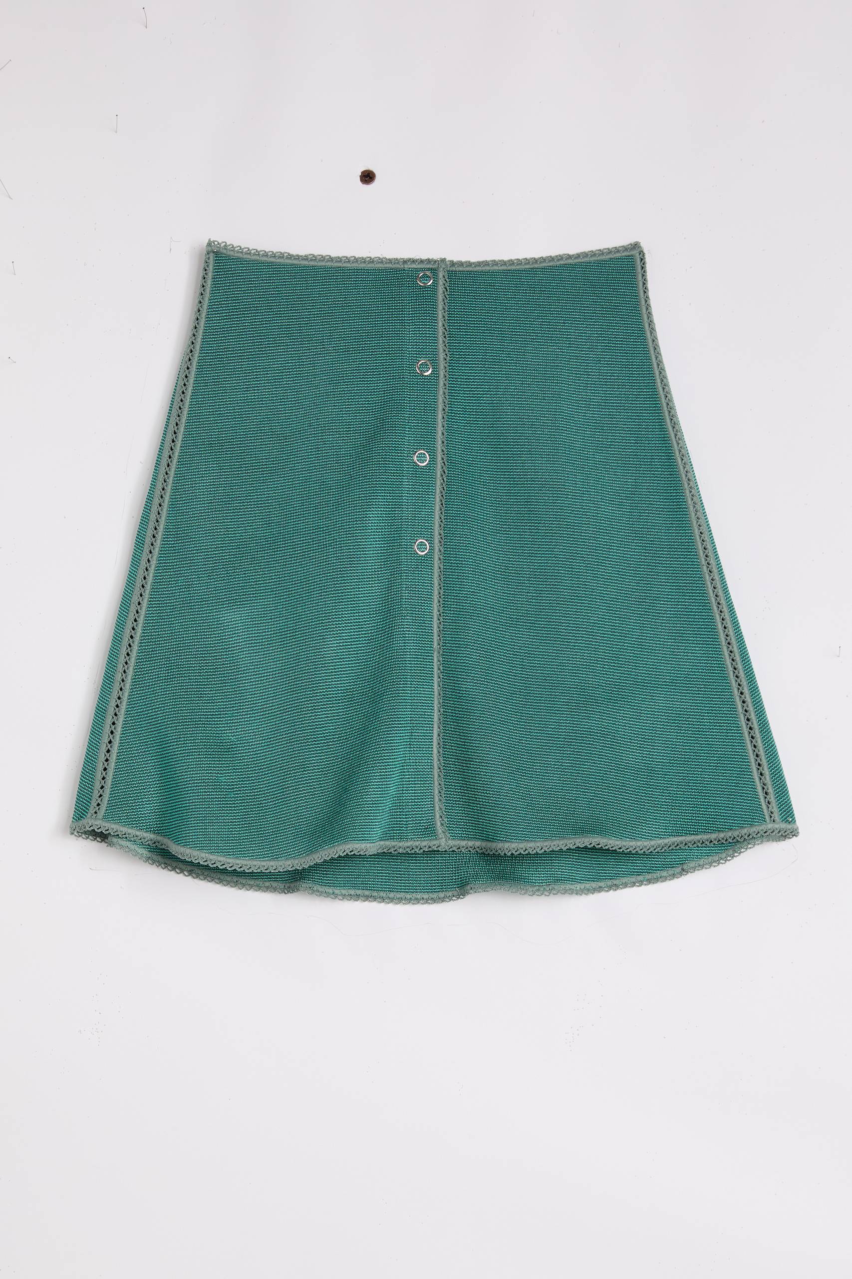 Knitted mini skirt