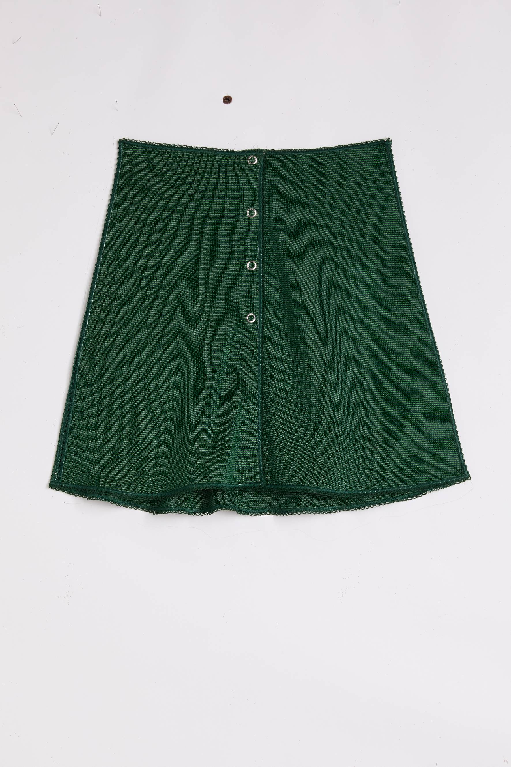 Knitted mini skirt