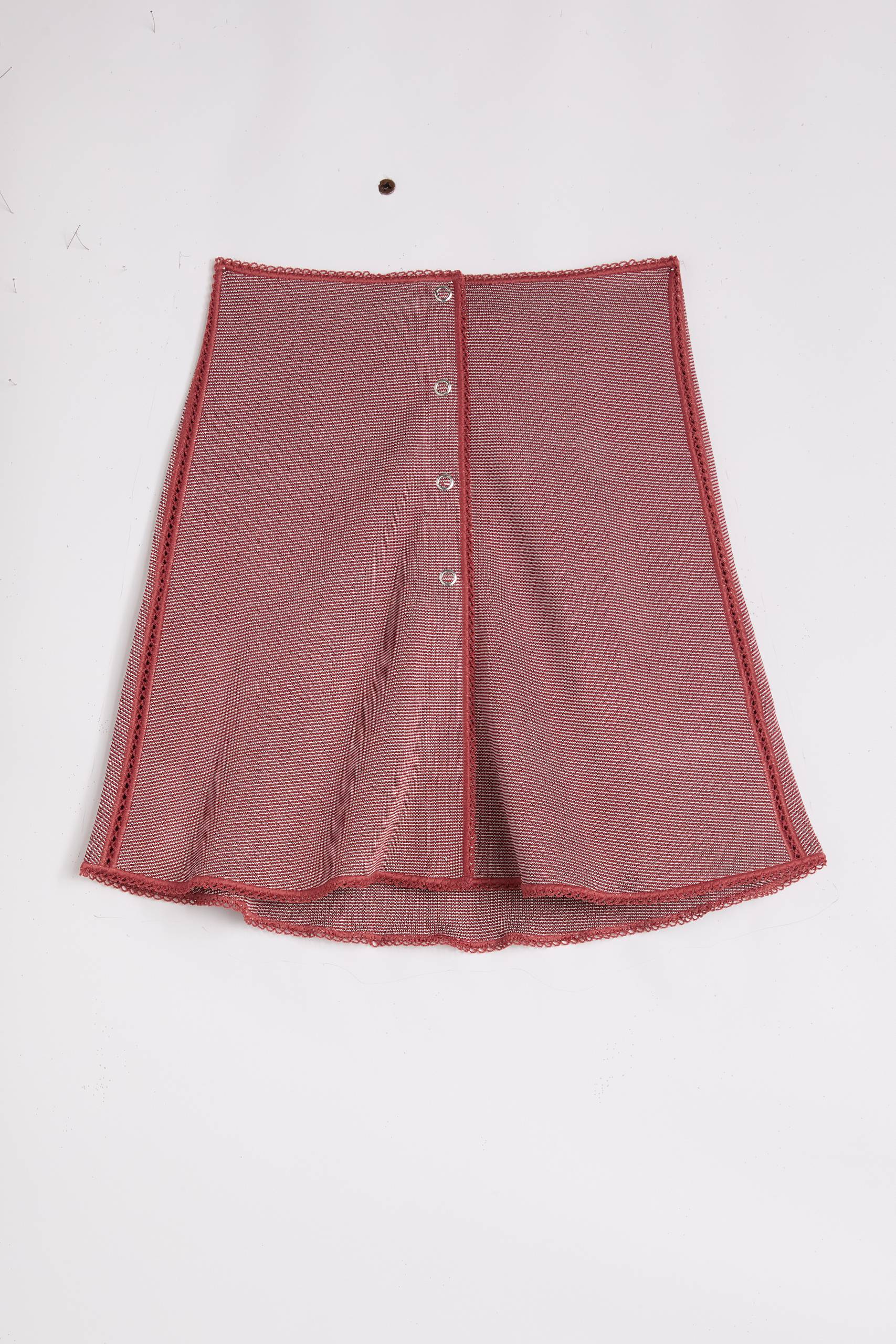 Knitted mini skirt