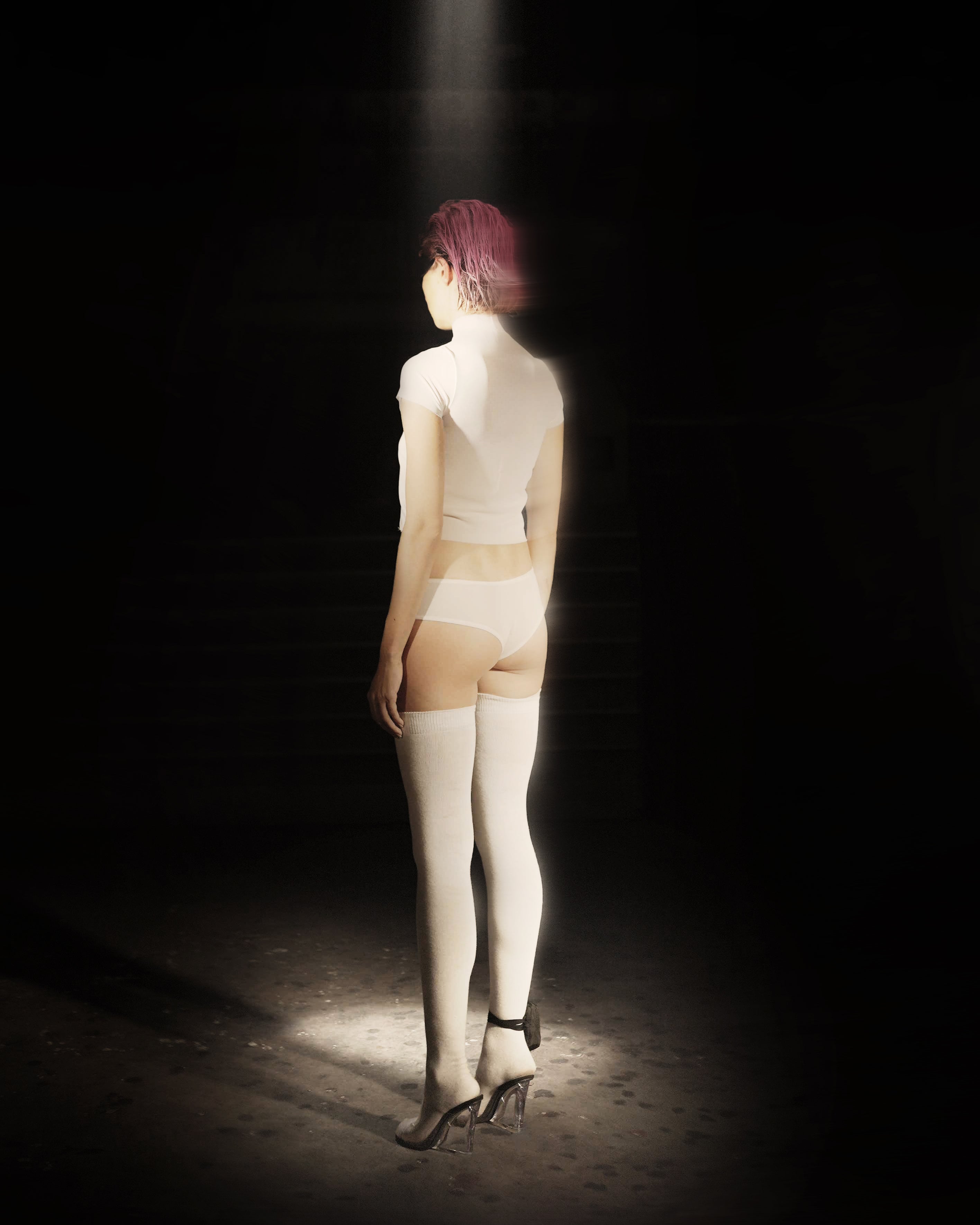 Rx mesh top white