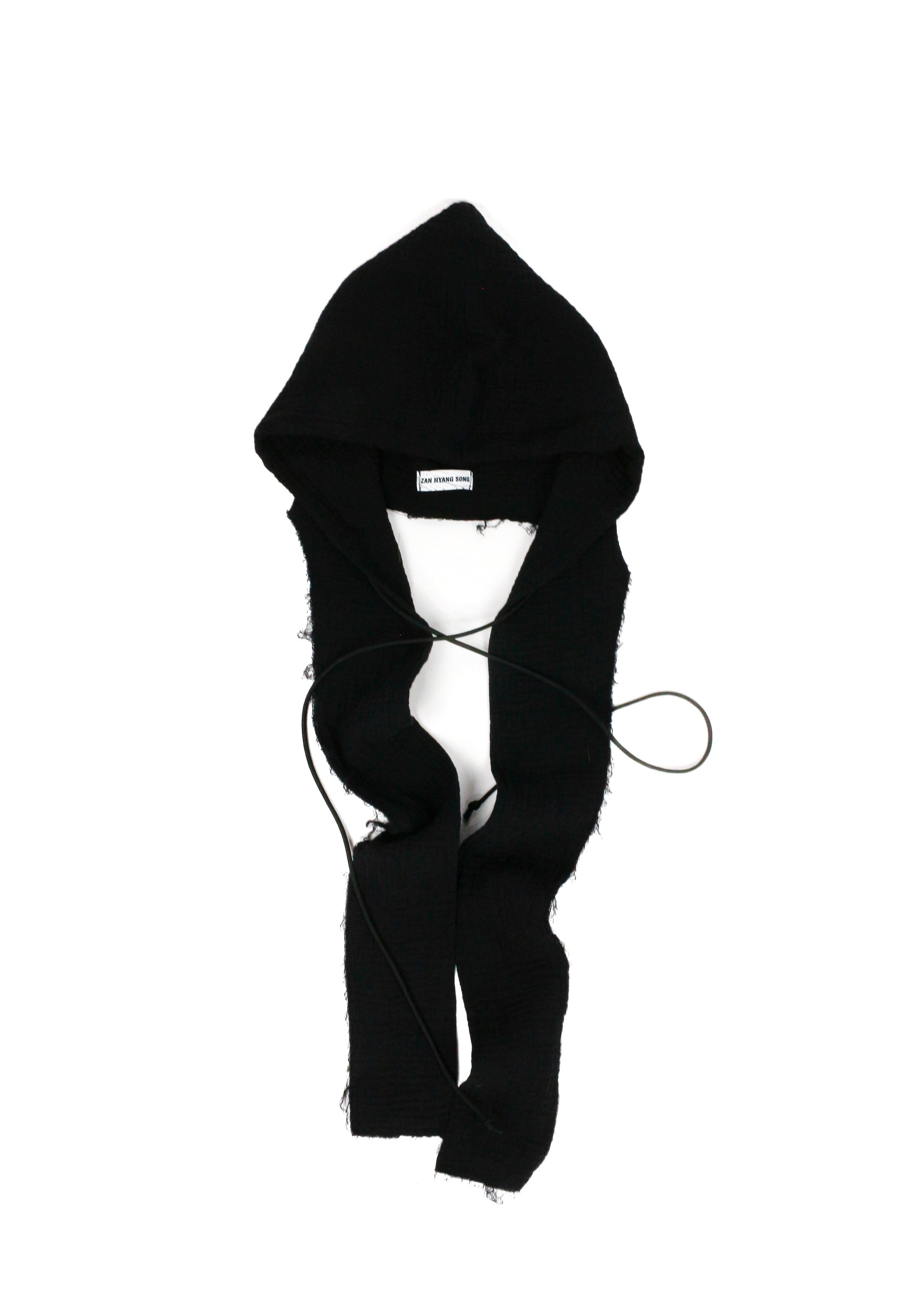 Muslin hooded scarf