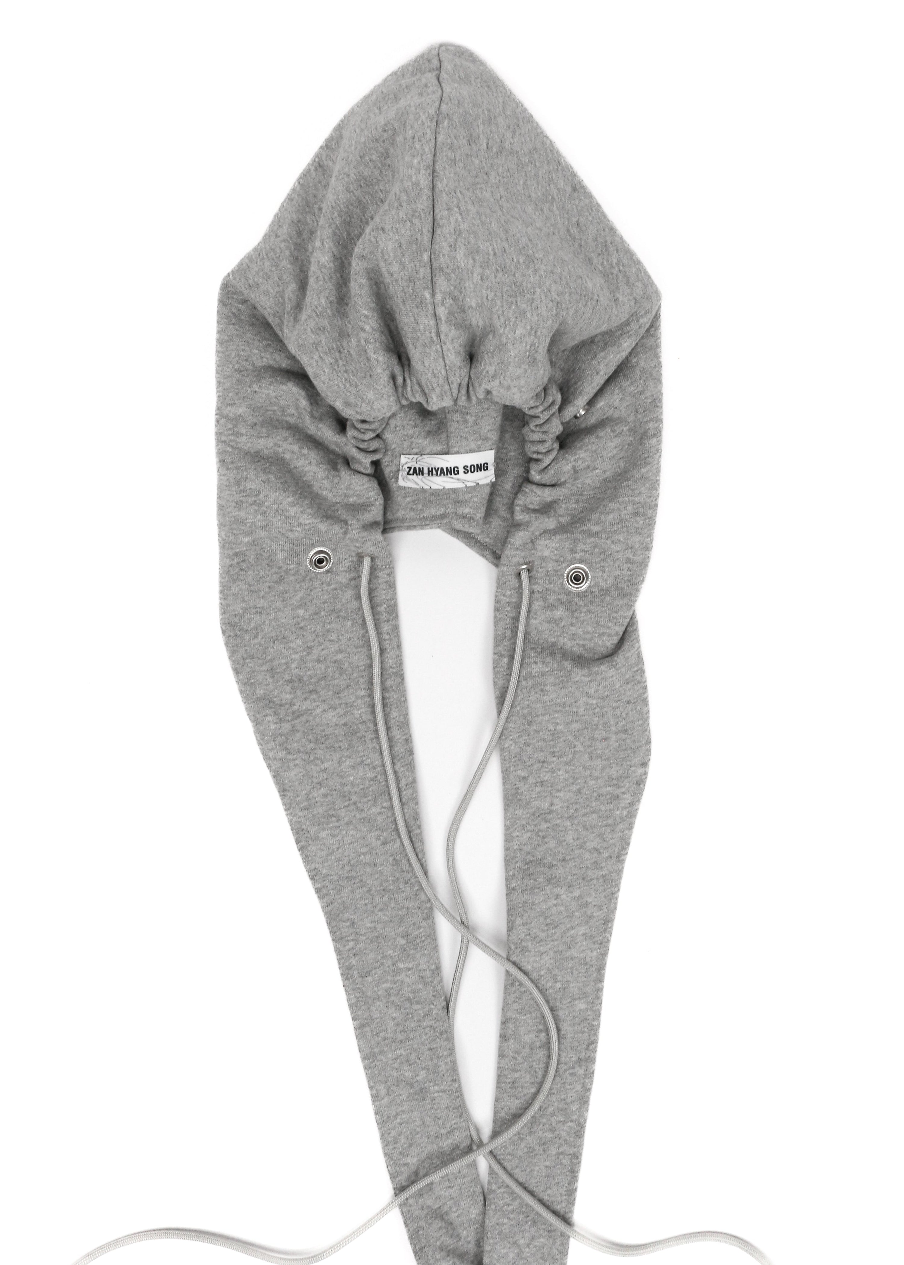 Jersey hooded scarf
