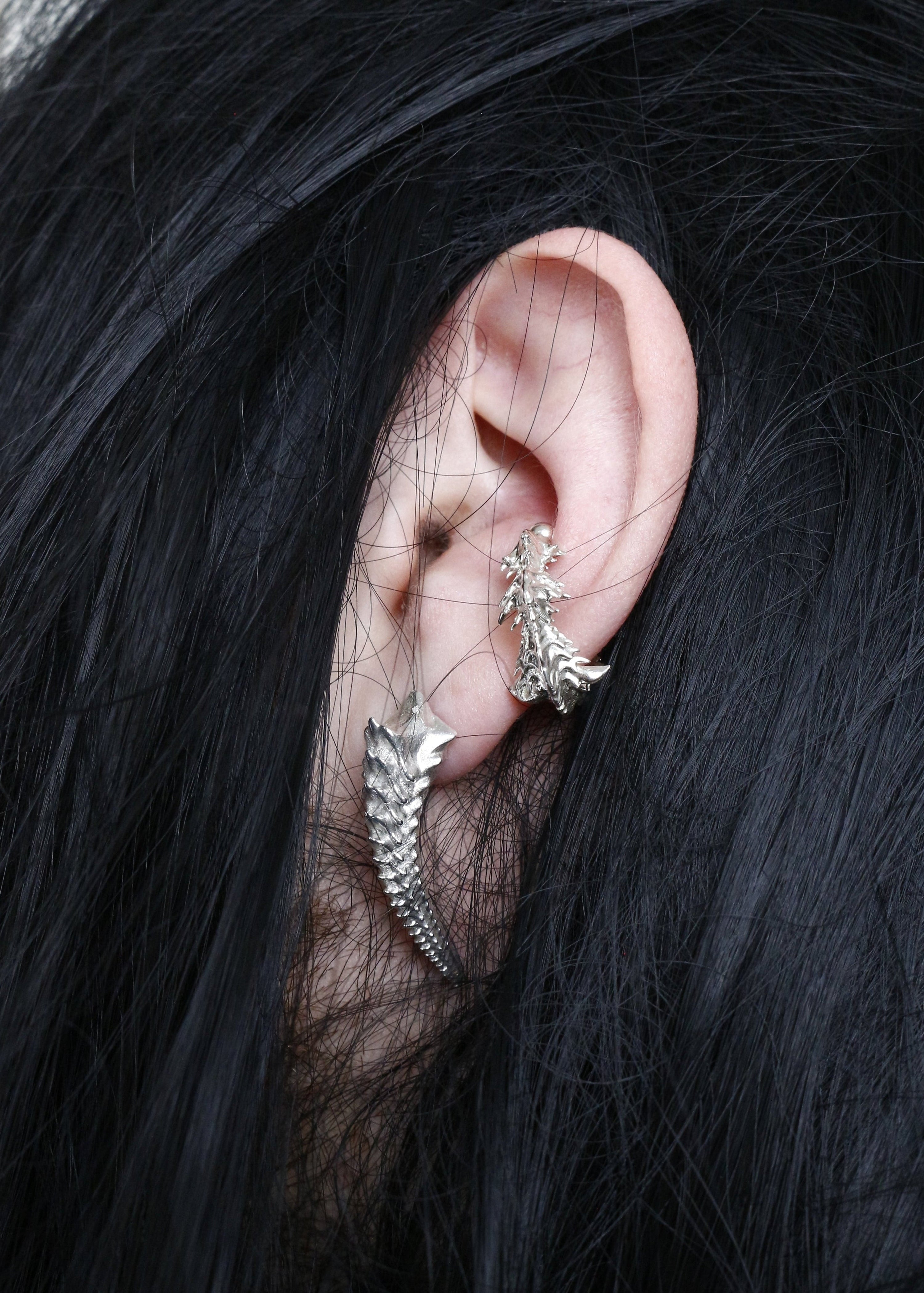Cervical ear studs / 316l