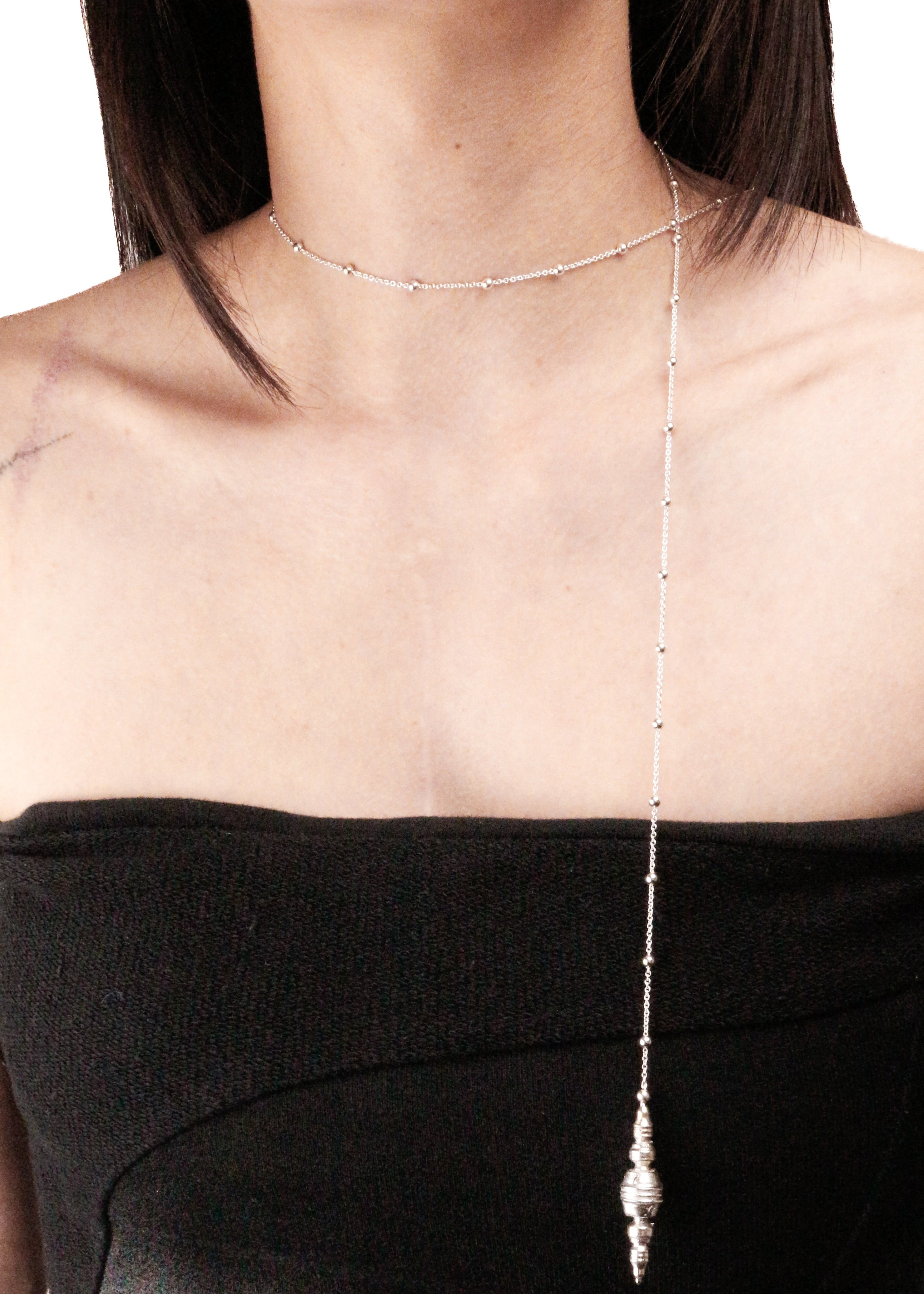 Pagoda pendulum necklace