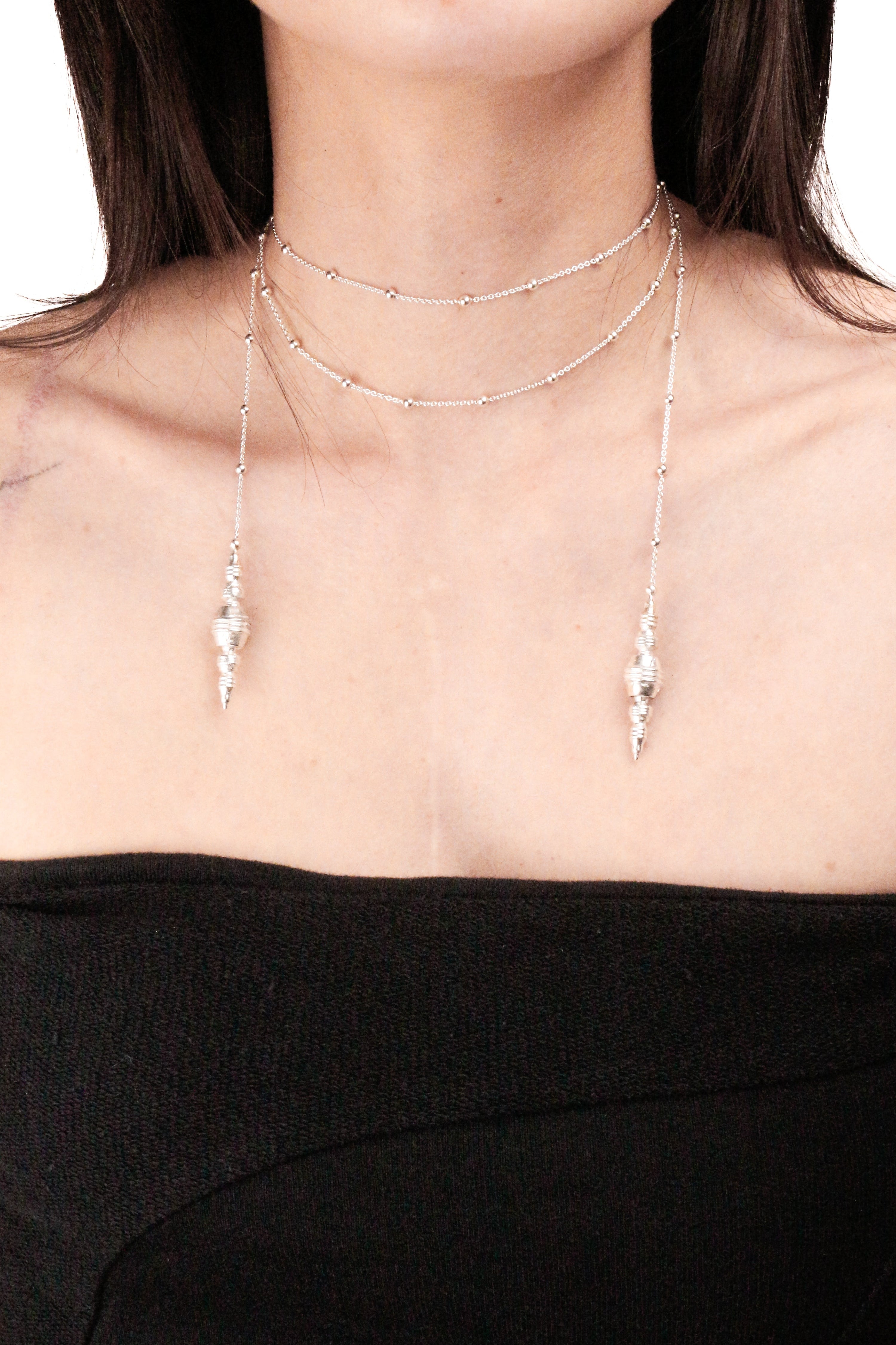 Pagoda pendulum necklace
