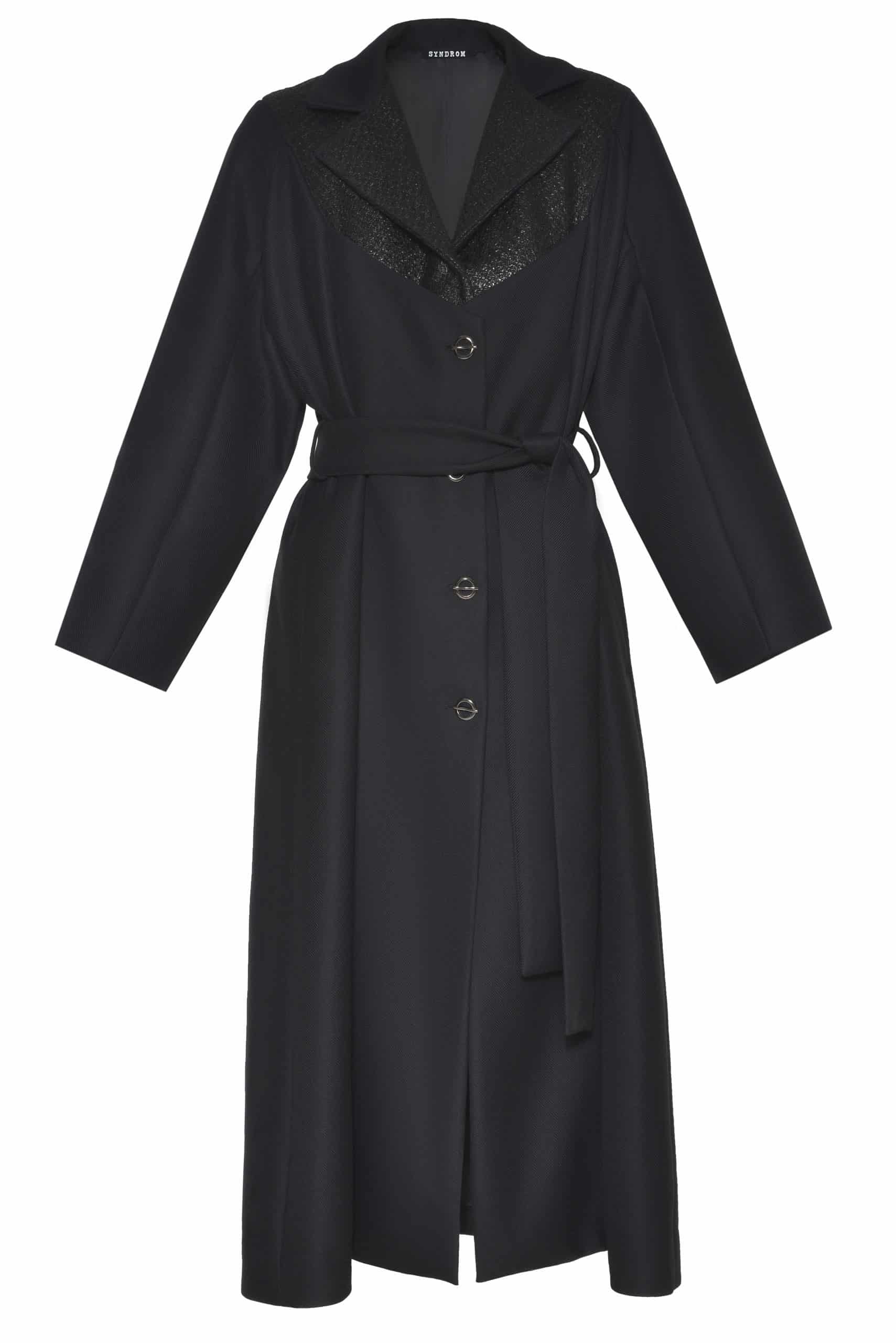 Navy black coat