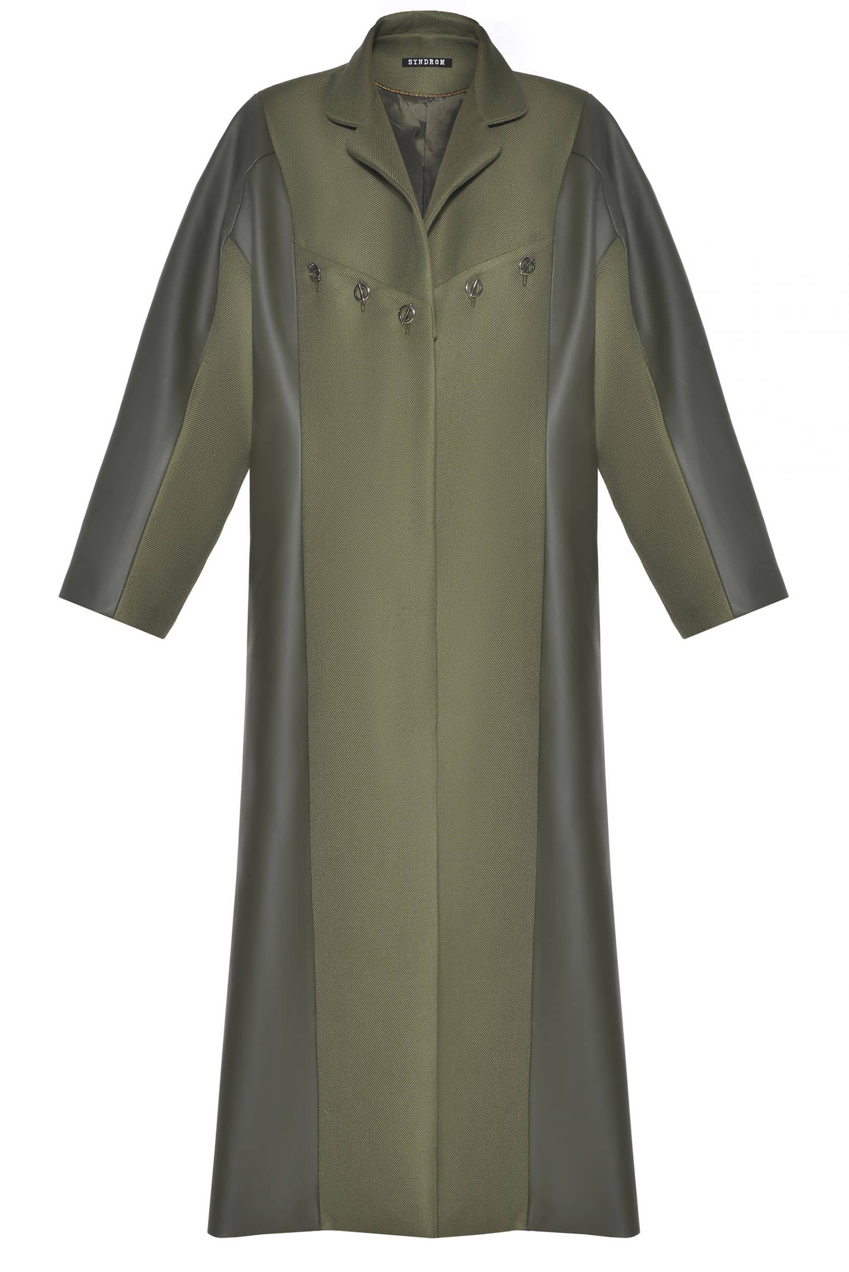 Khaki spring coat