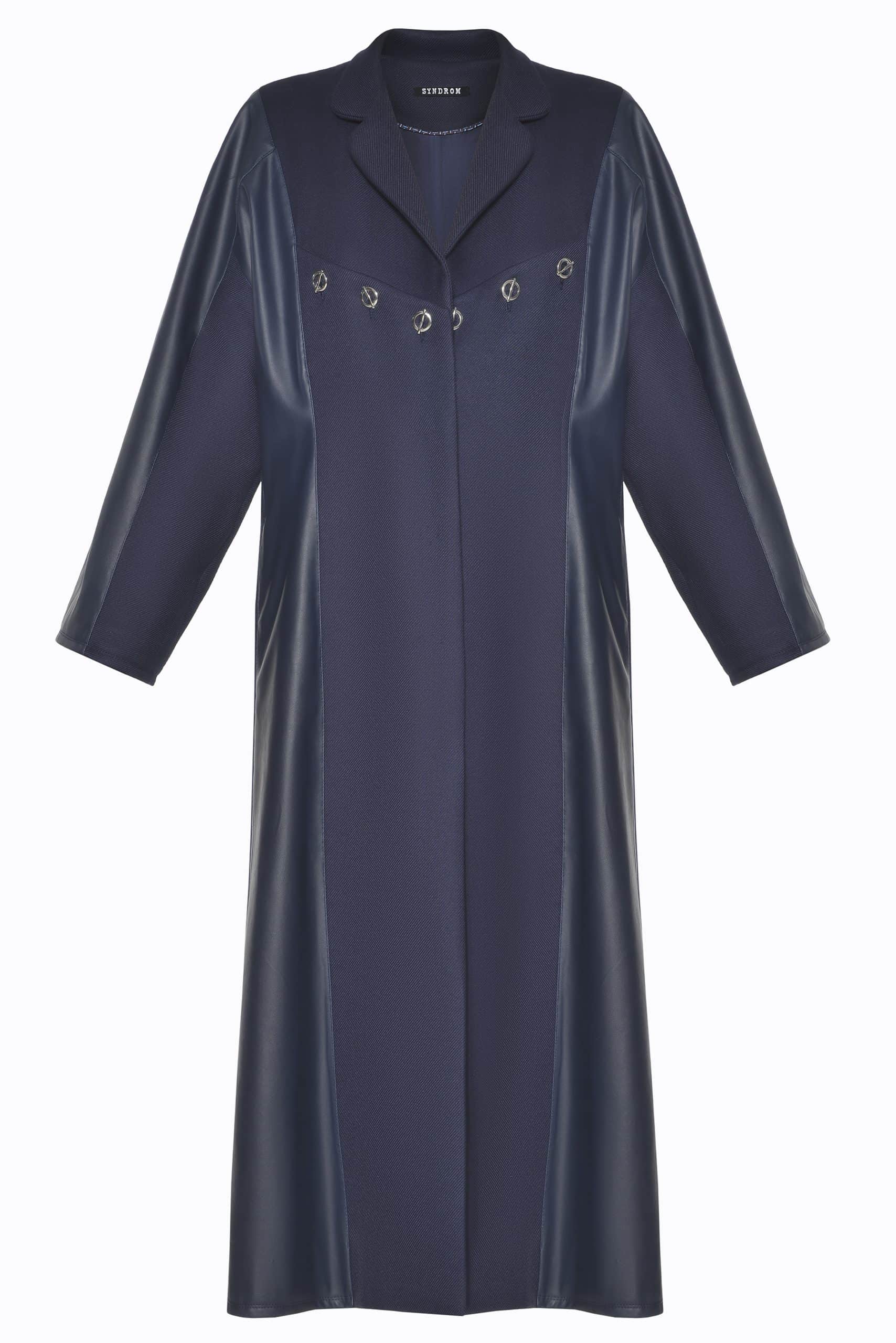 Dark blue spring coat