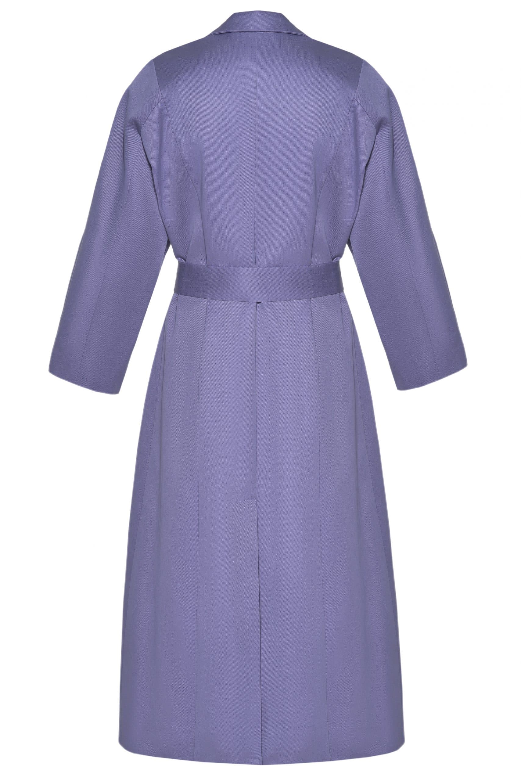 Purple trench coat