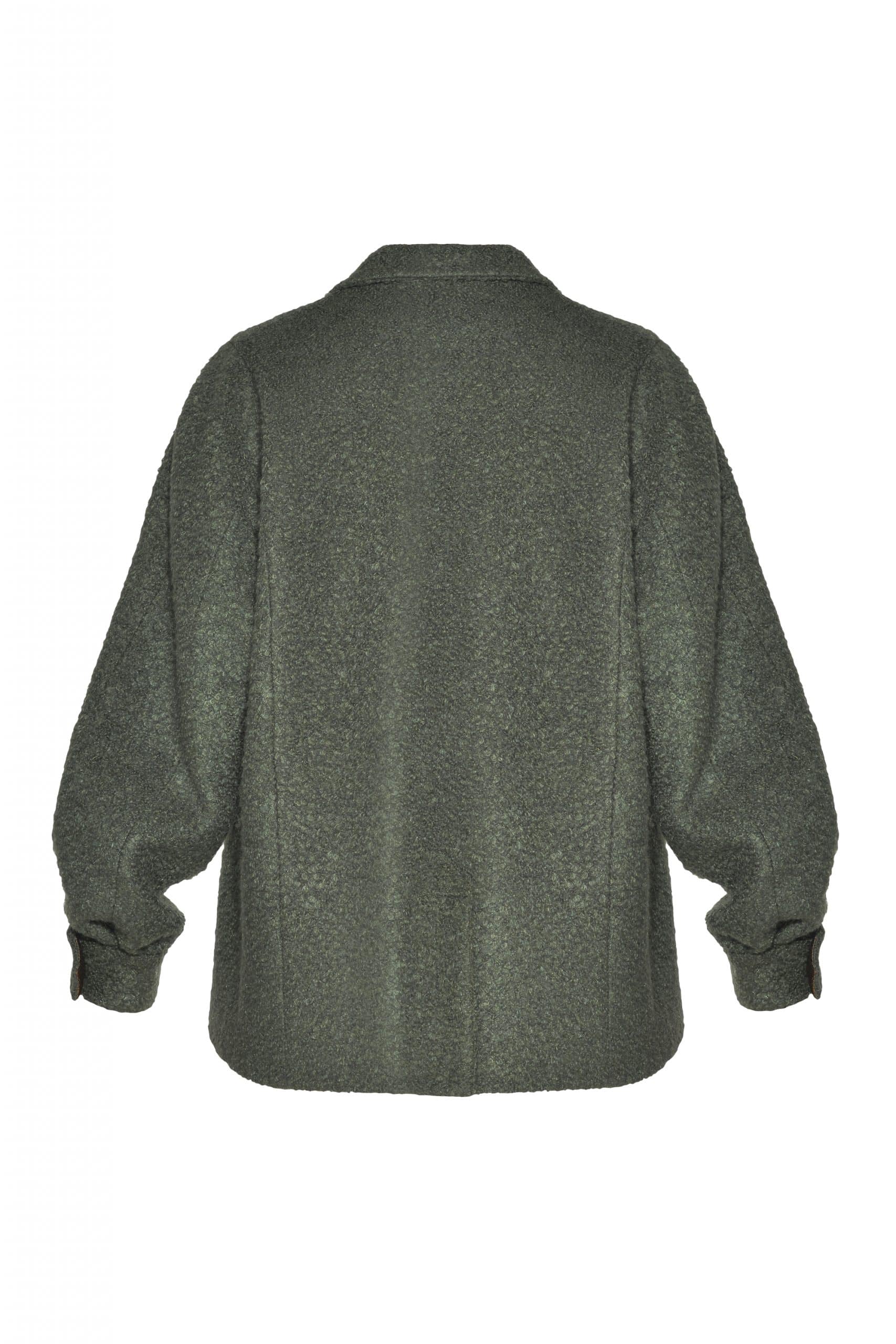 Green winter blazer