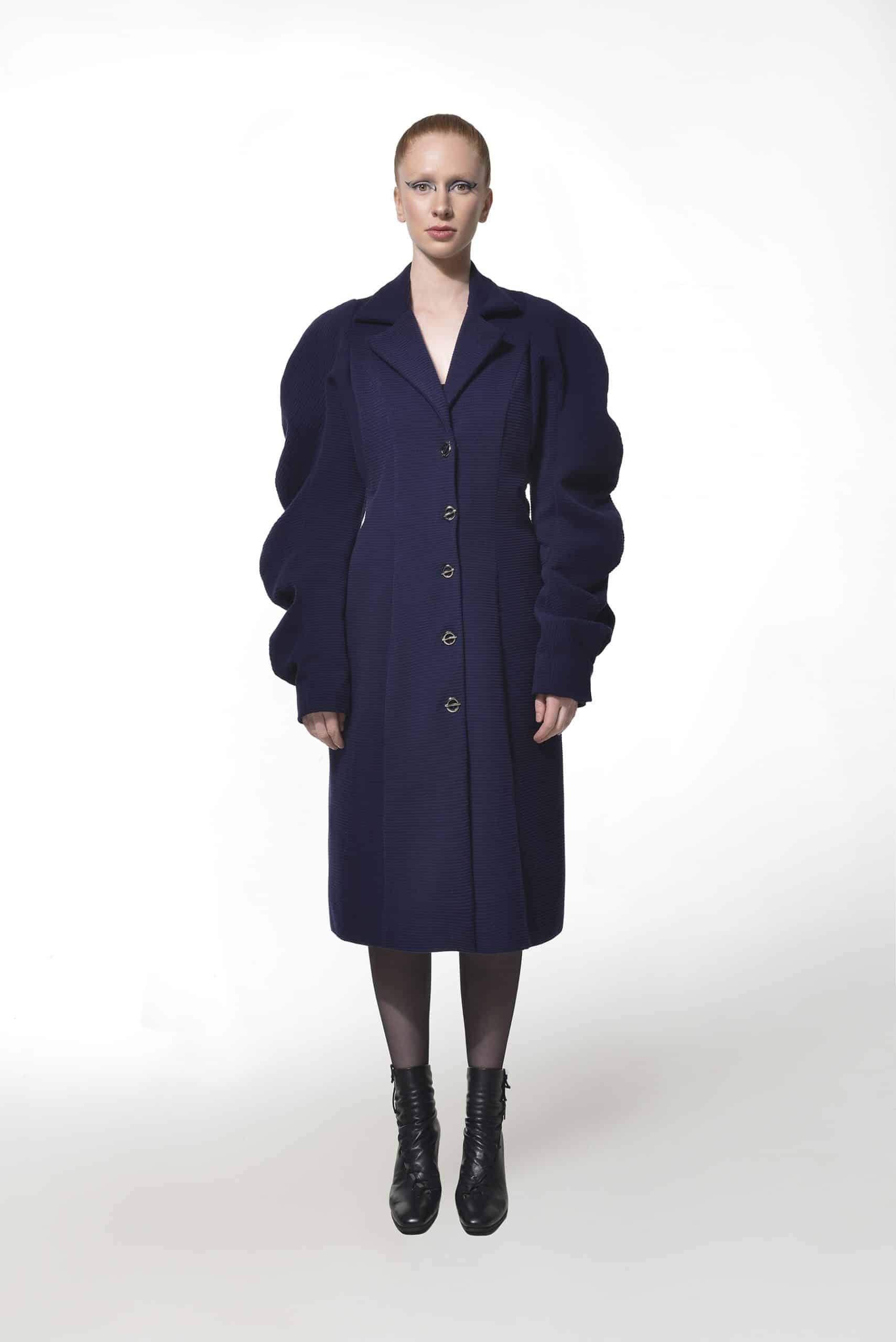 Blue winter blazer