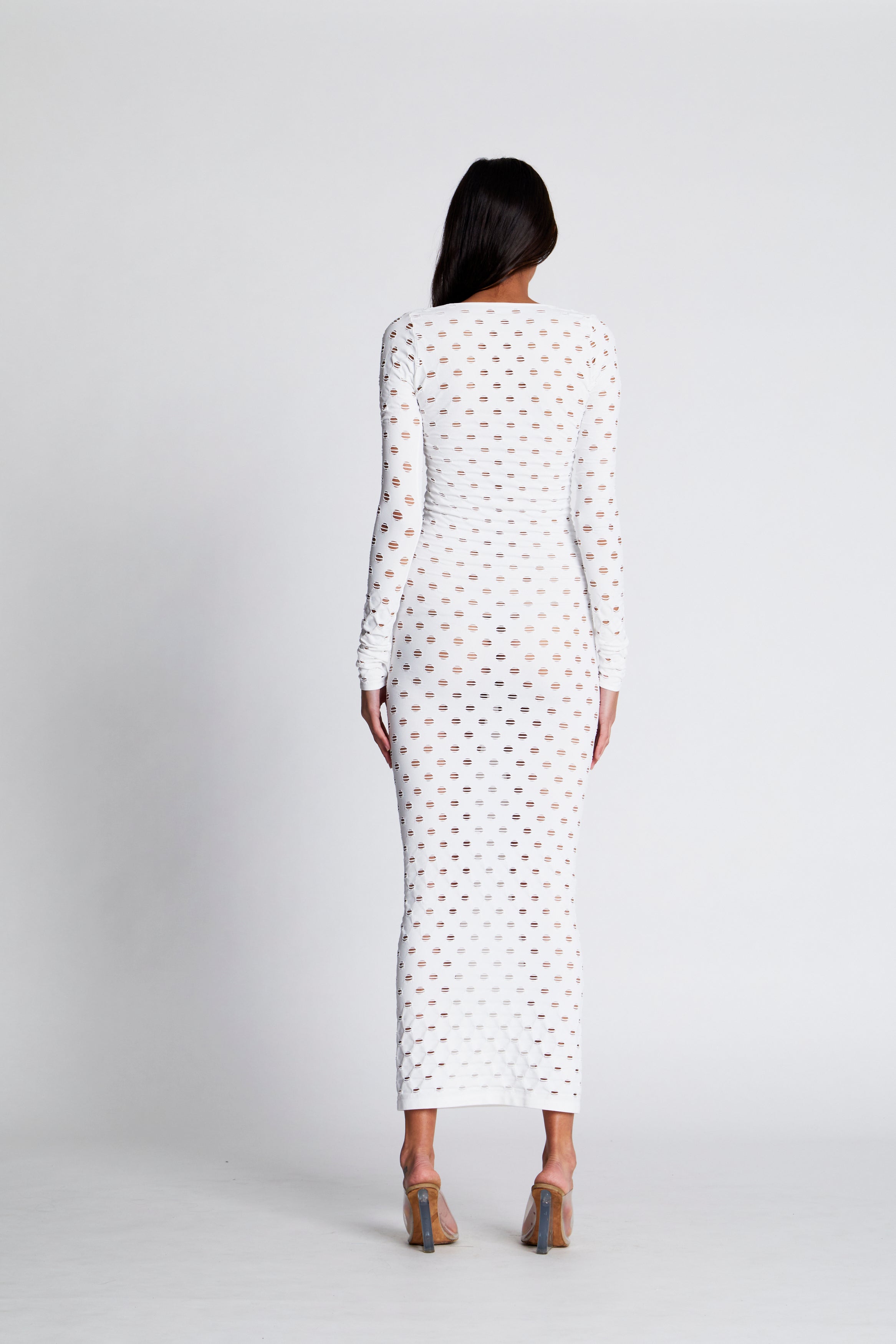 Perforated gown