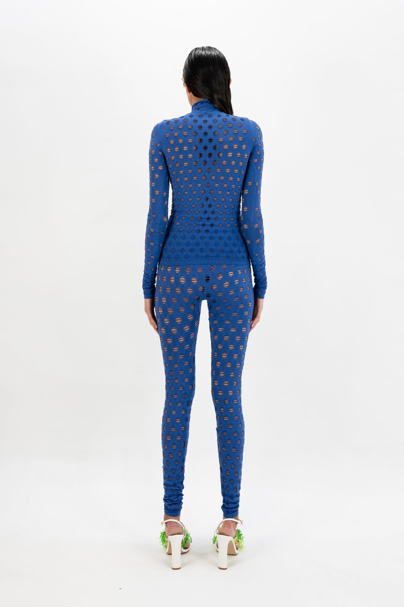 Perforated leggings
