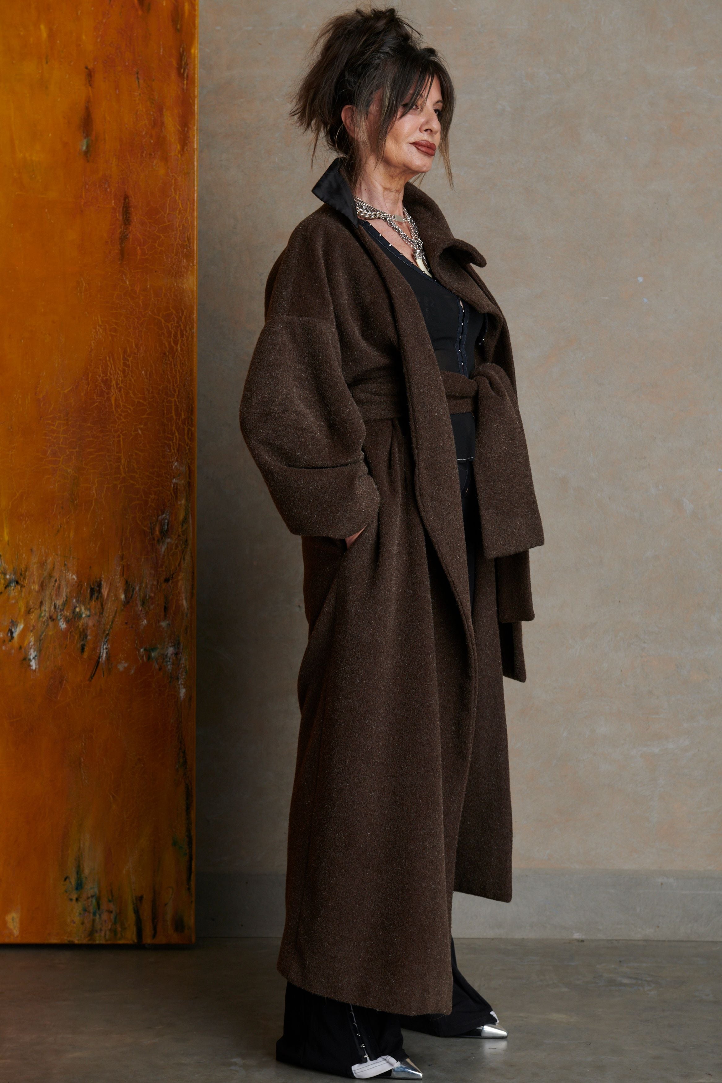 Manola coat - brown