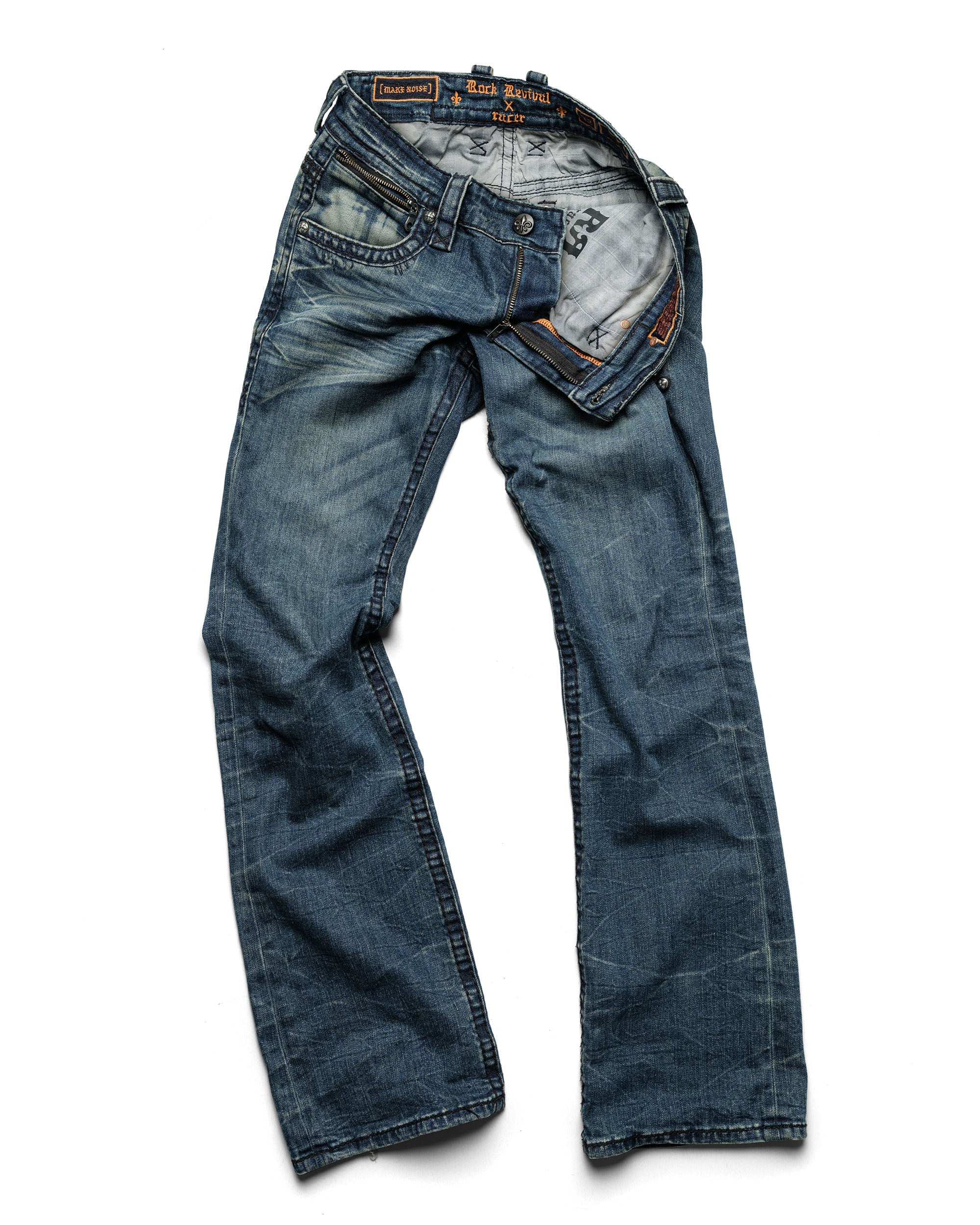 Rock revival dark bootcut denim