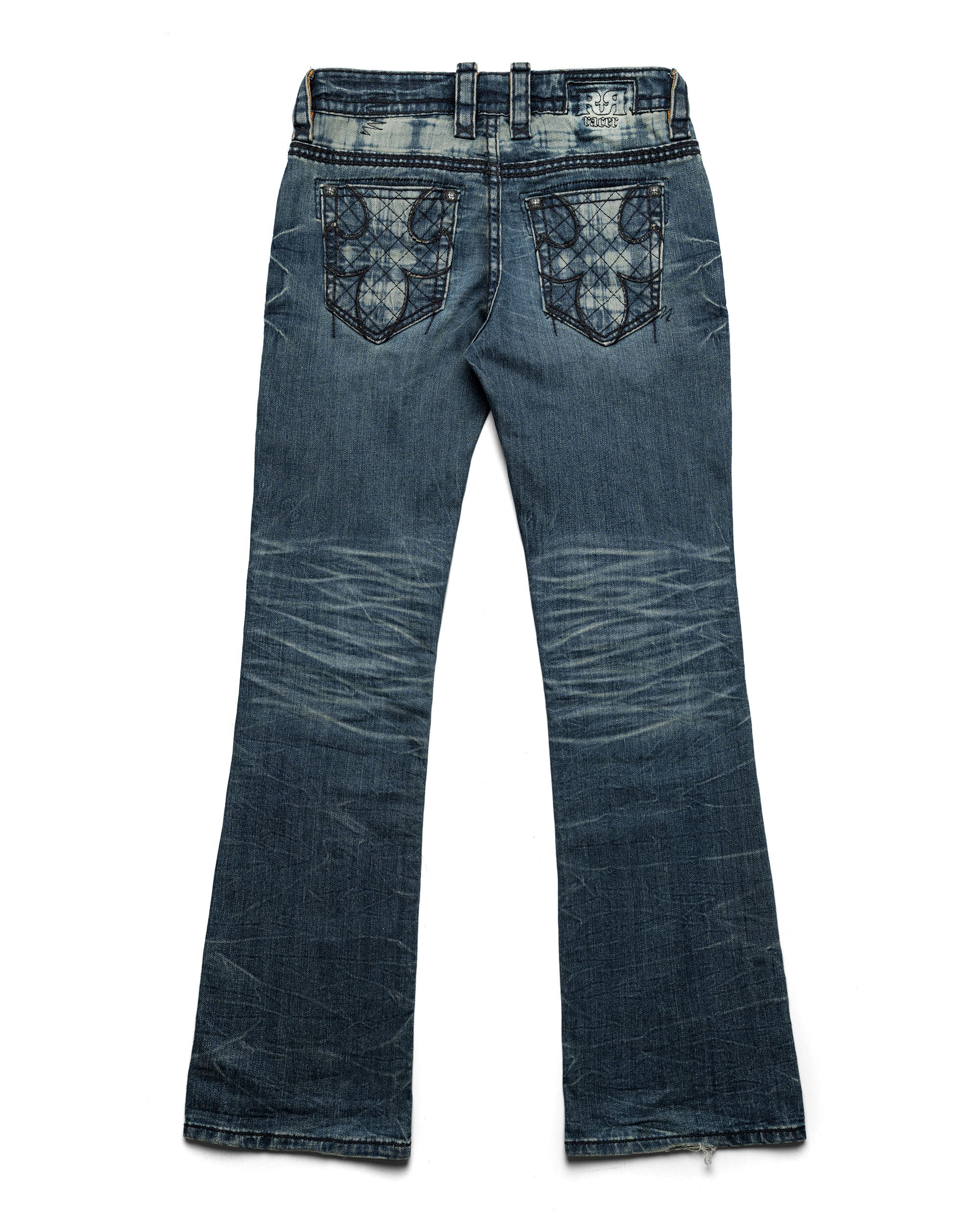 Rock revival dark bootcut denim