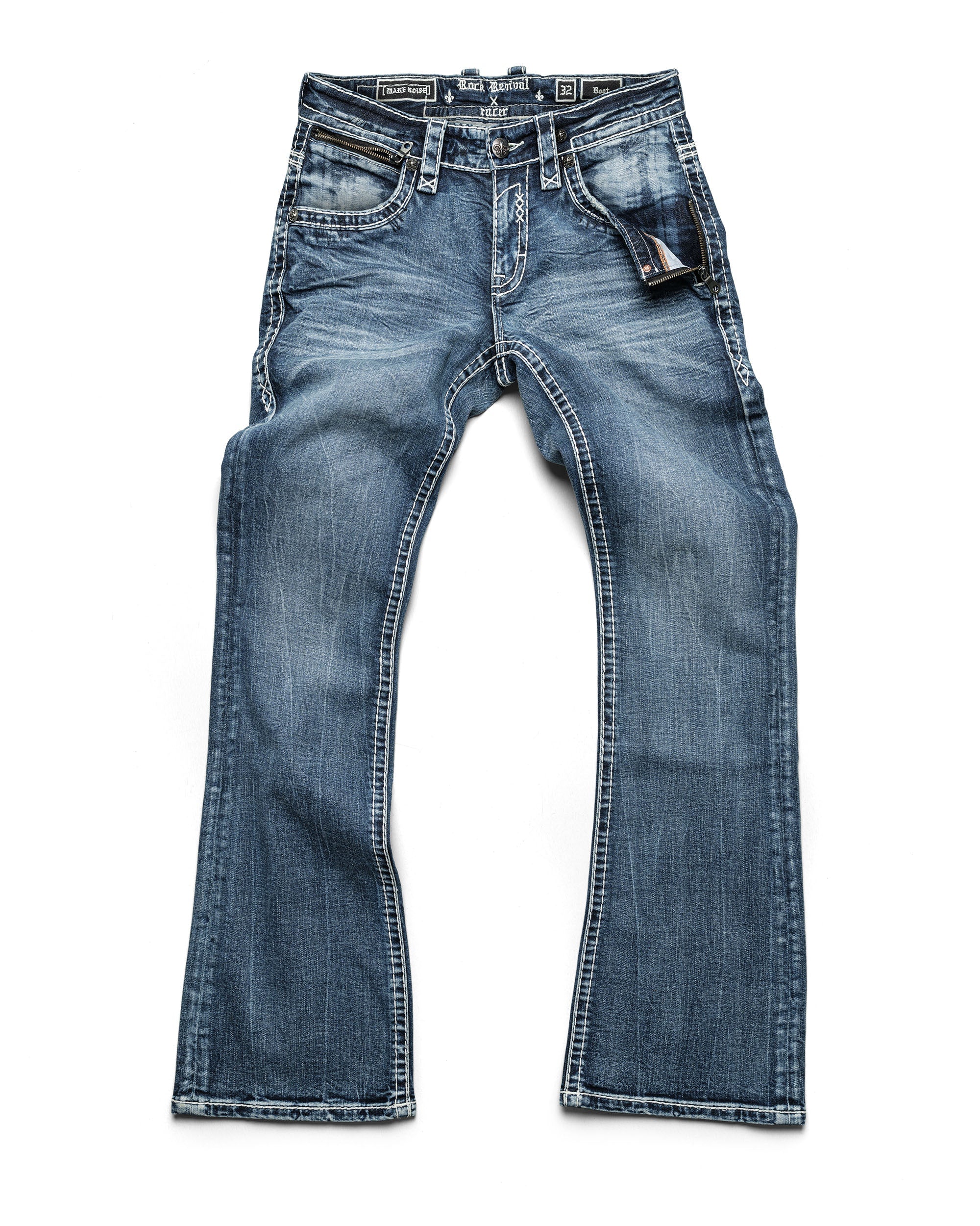 Rock revival light bootcut denim