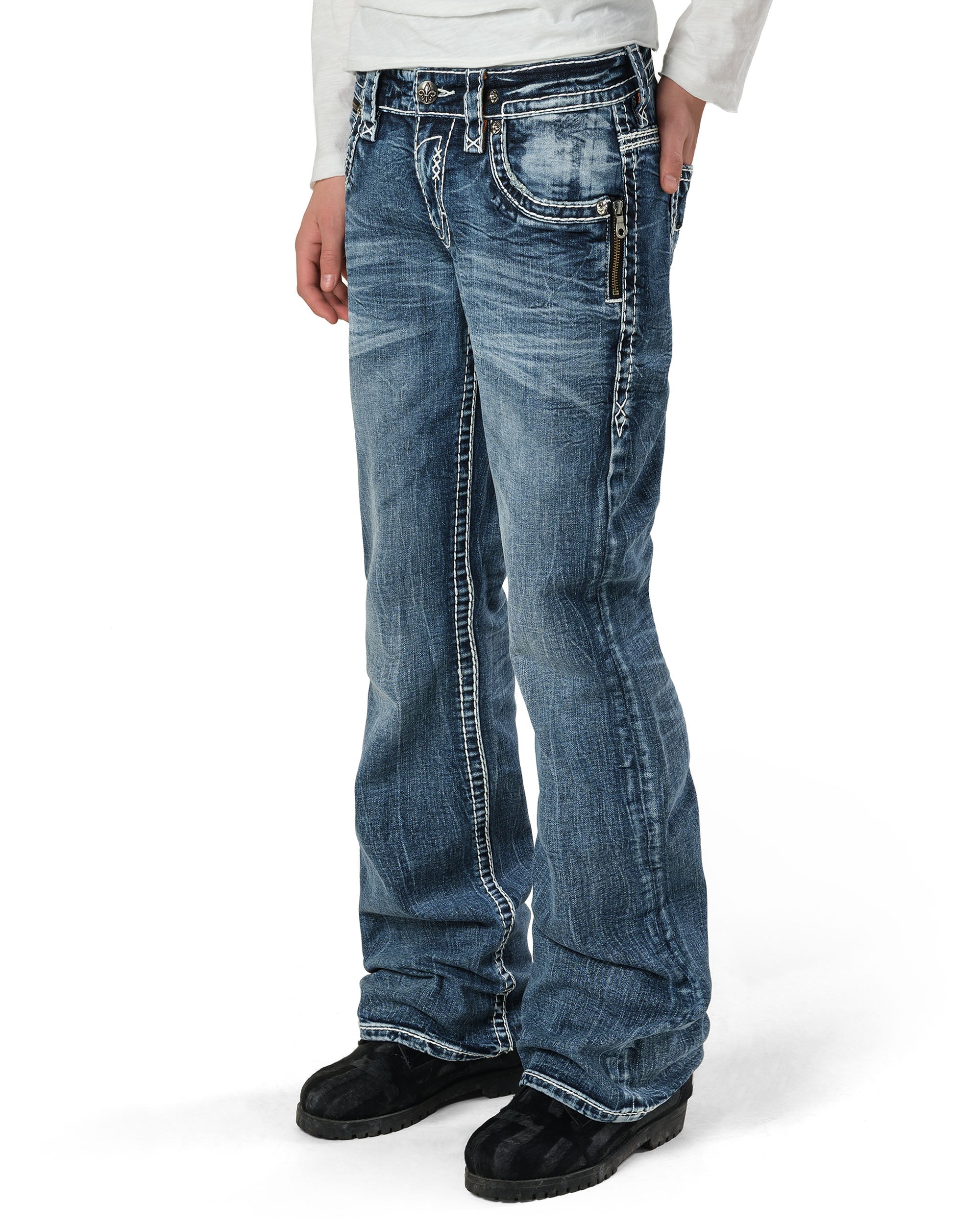 Rock revival light bootcut denim