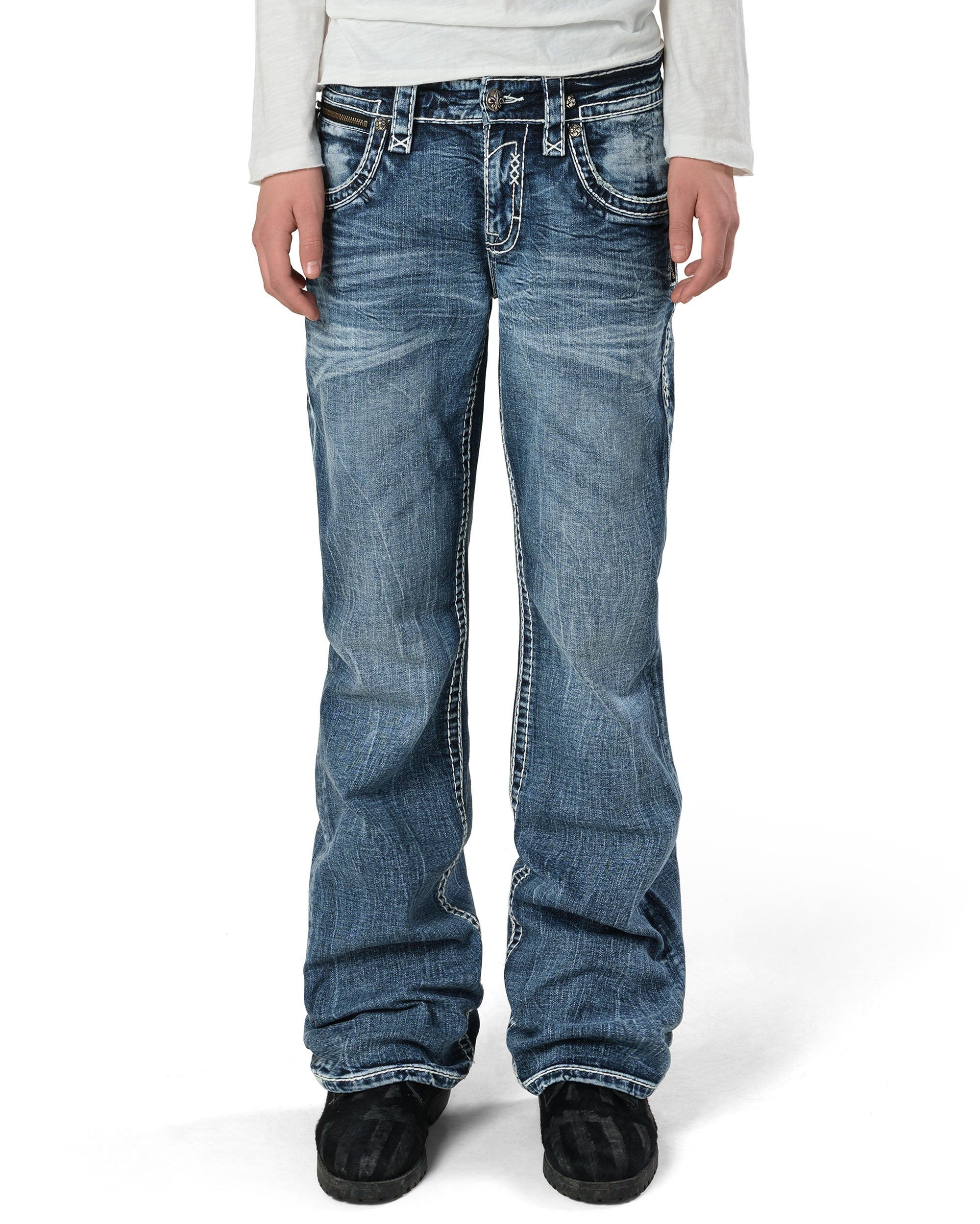 Rock revival light bootcut denim