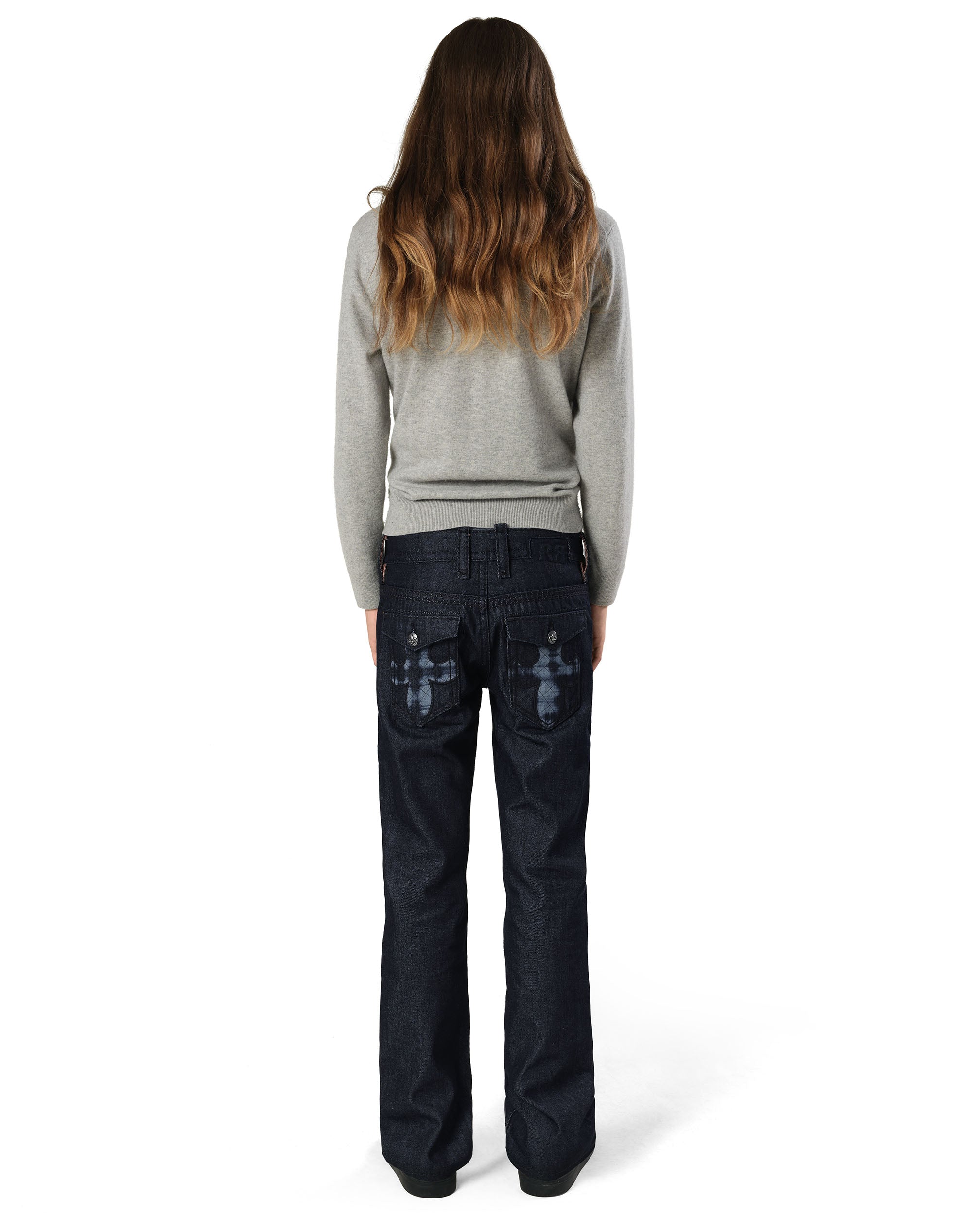 Rock revival raw slim denim