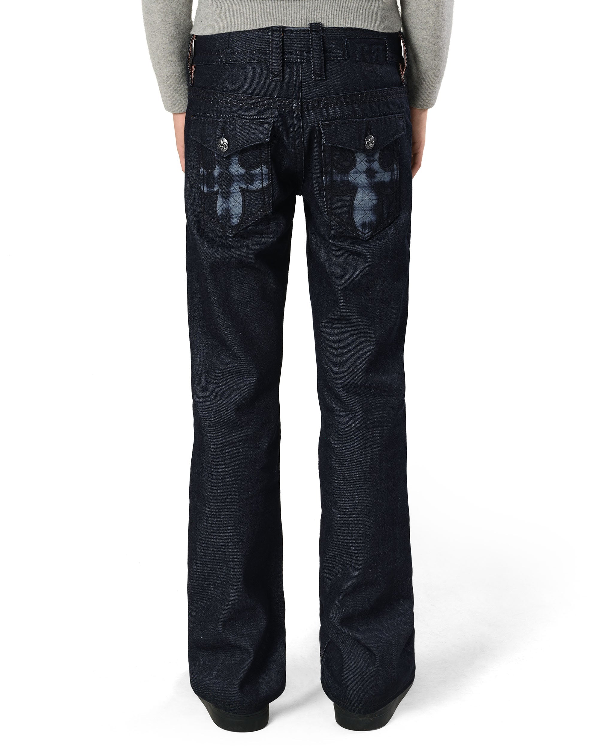 Rock revival raw slim denim