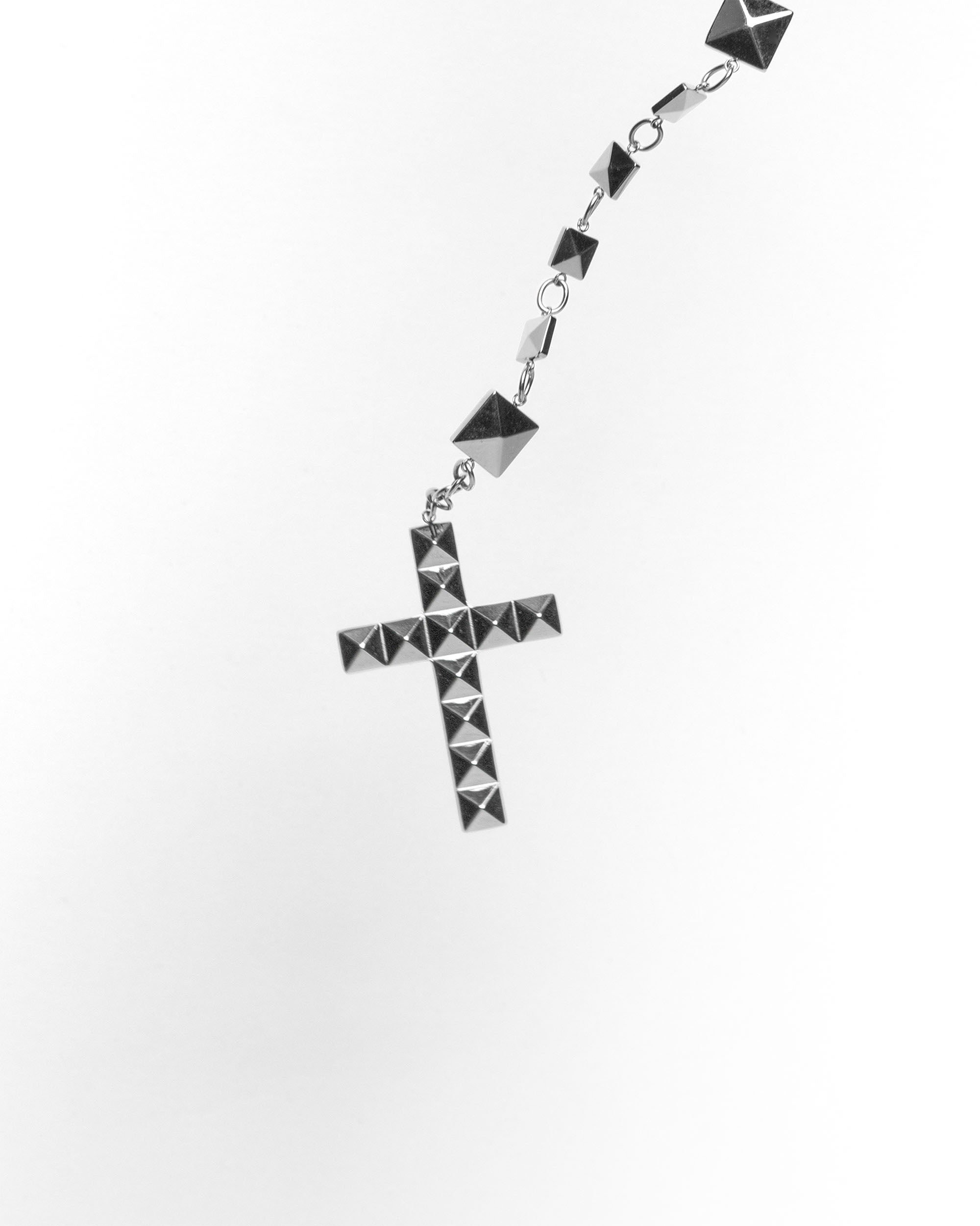 Pyramid rosary necklace