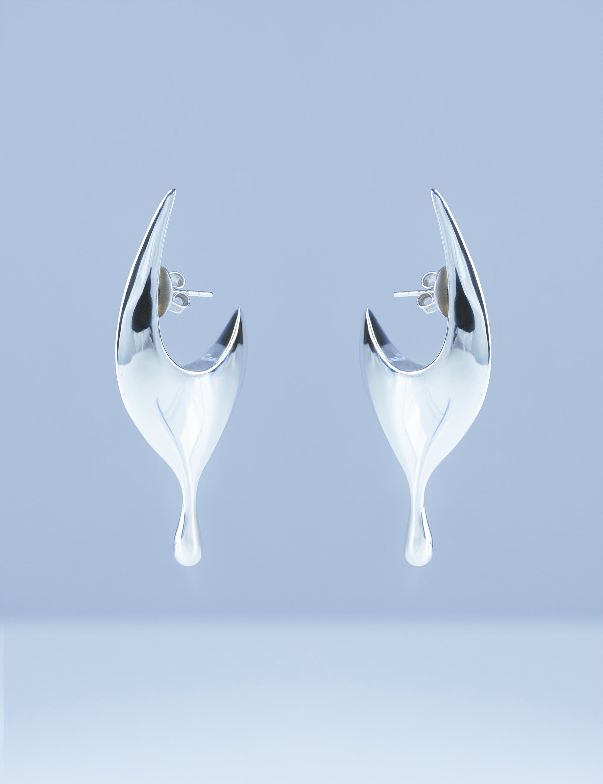Cutout drop earrings
