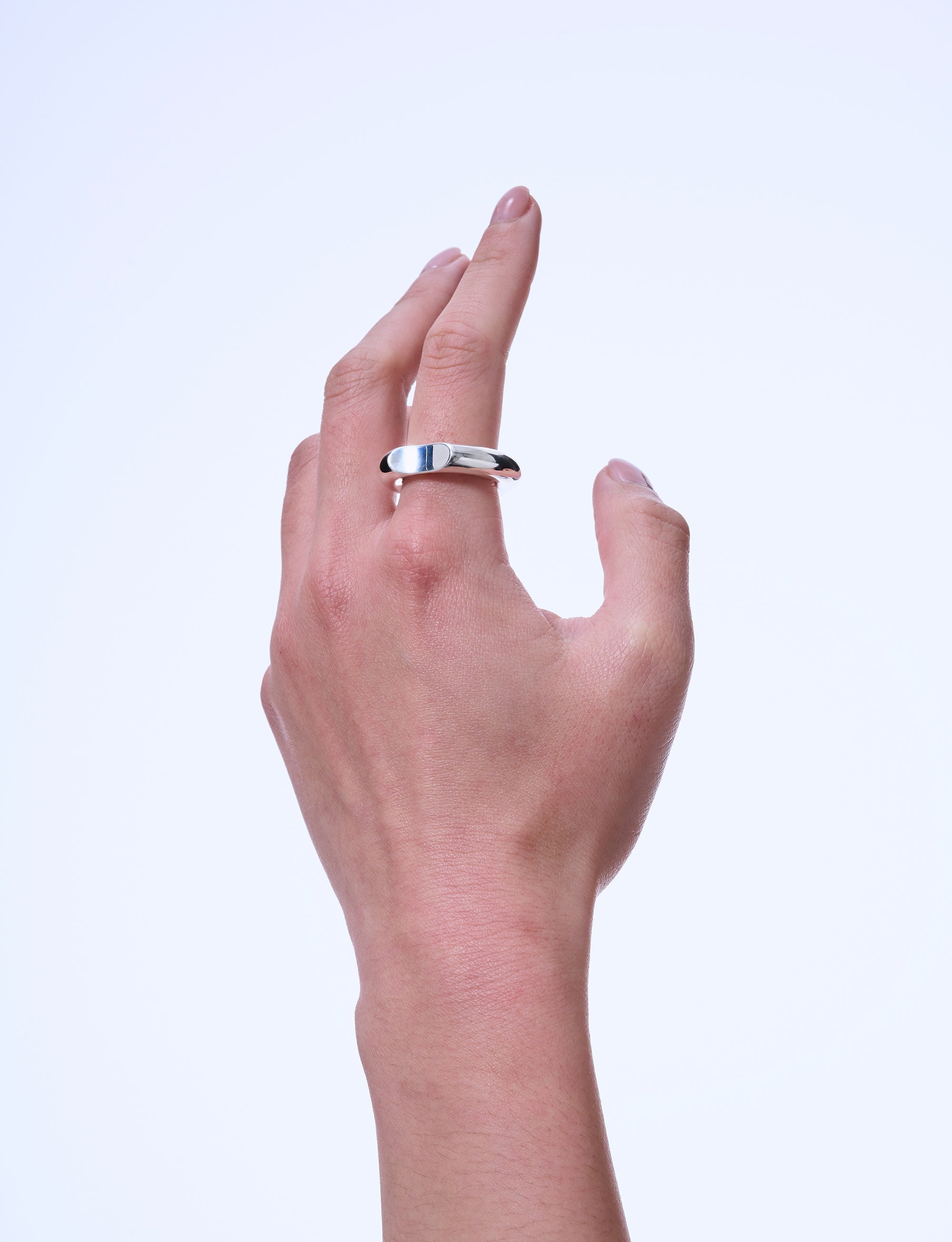 Cutout hoop ring