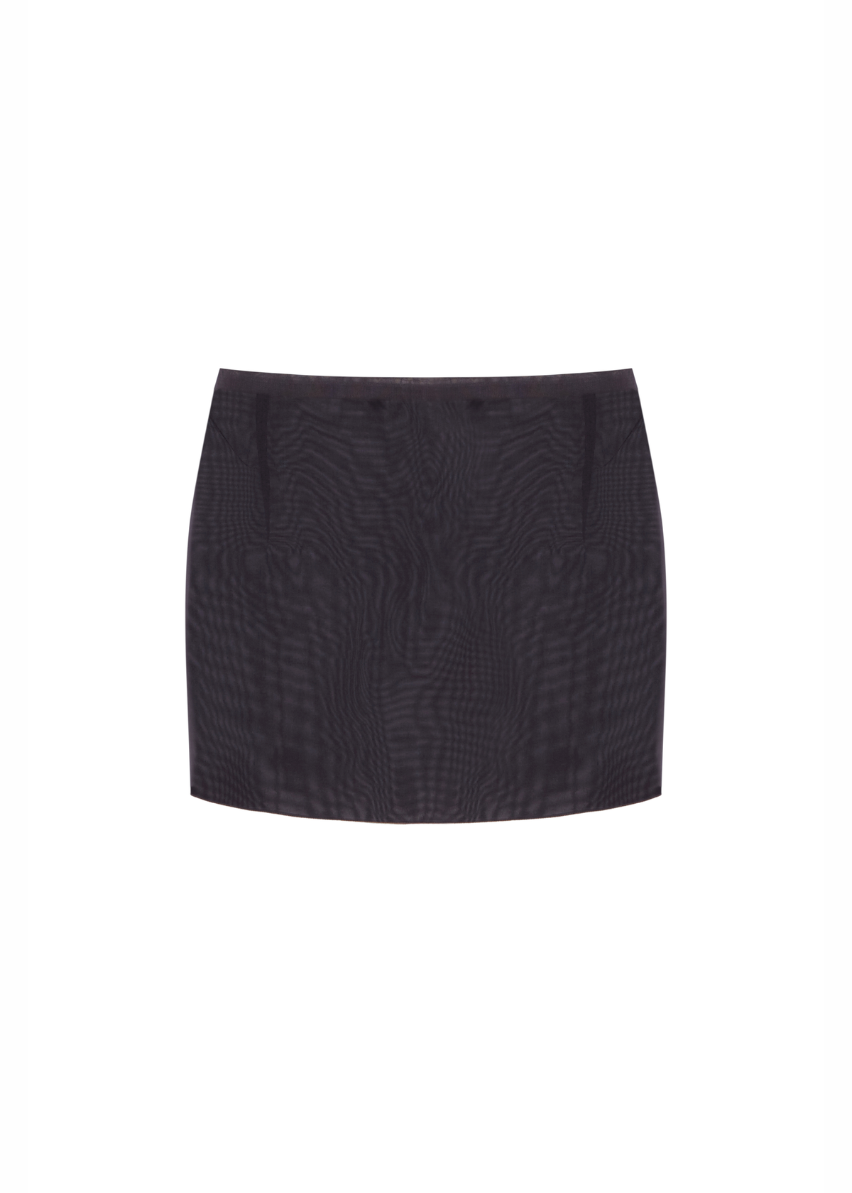 Mini falda organza negra