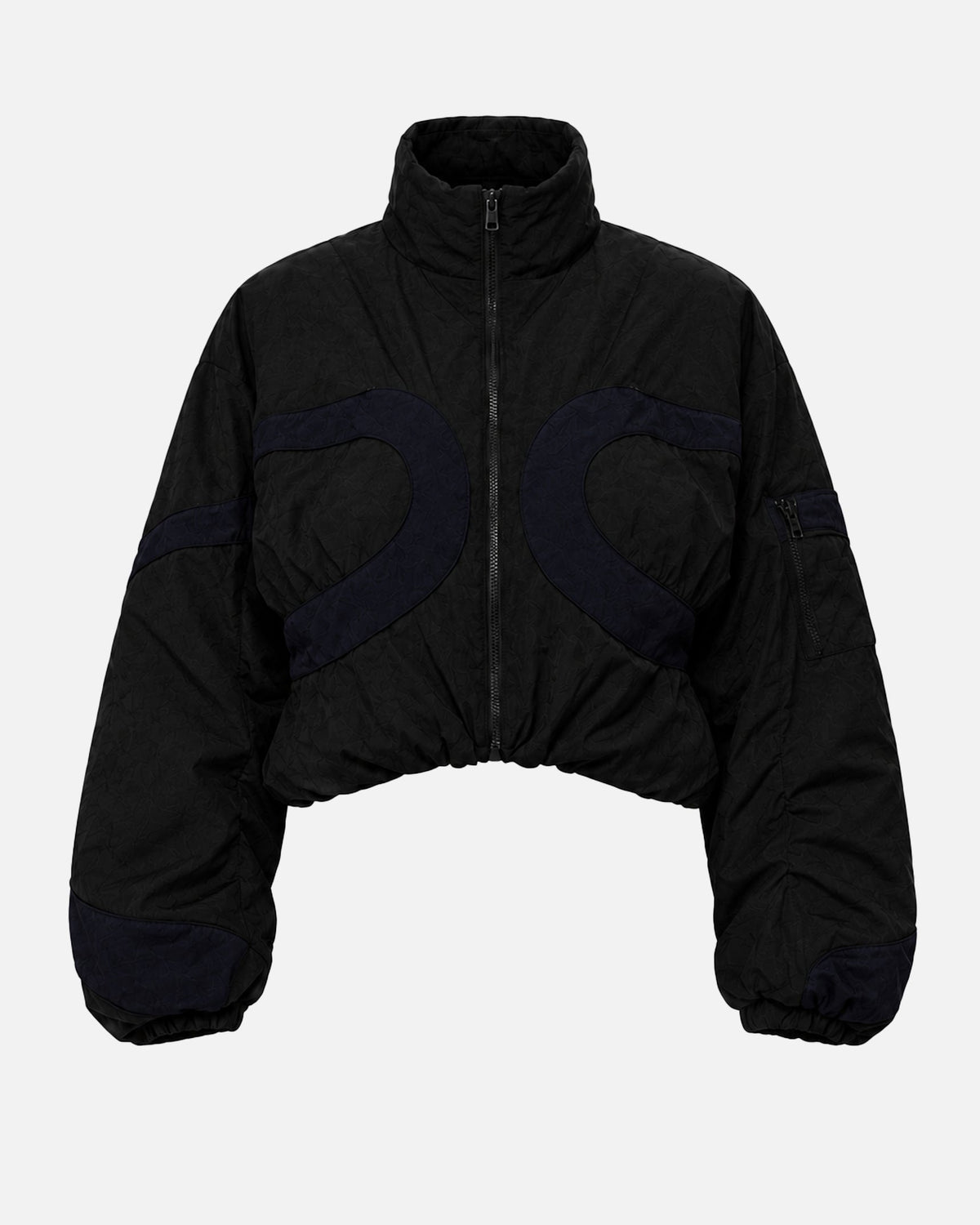 Modified track jacket black