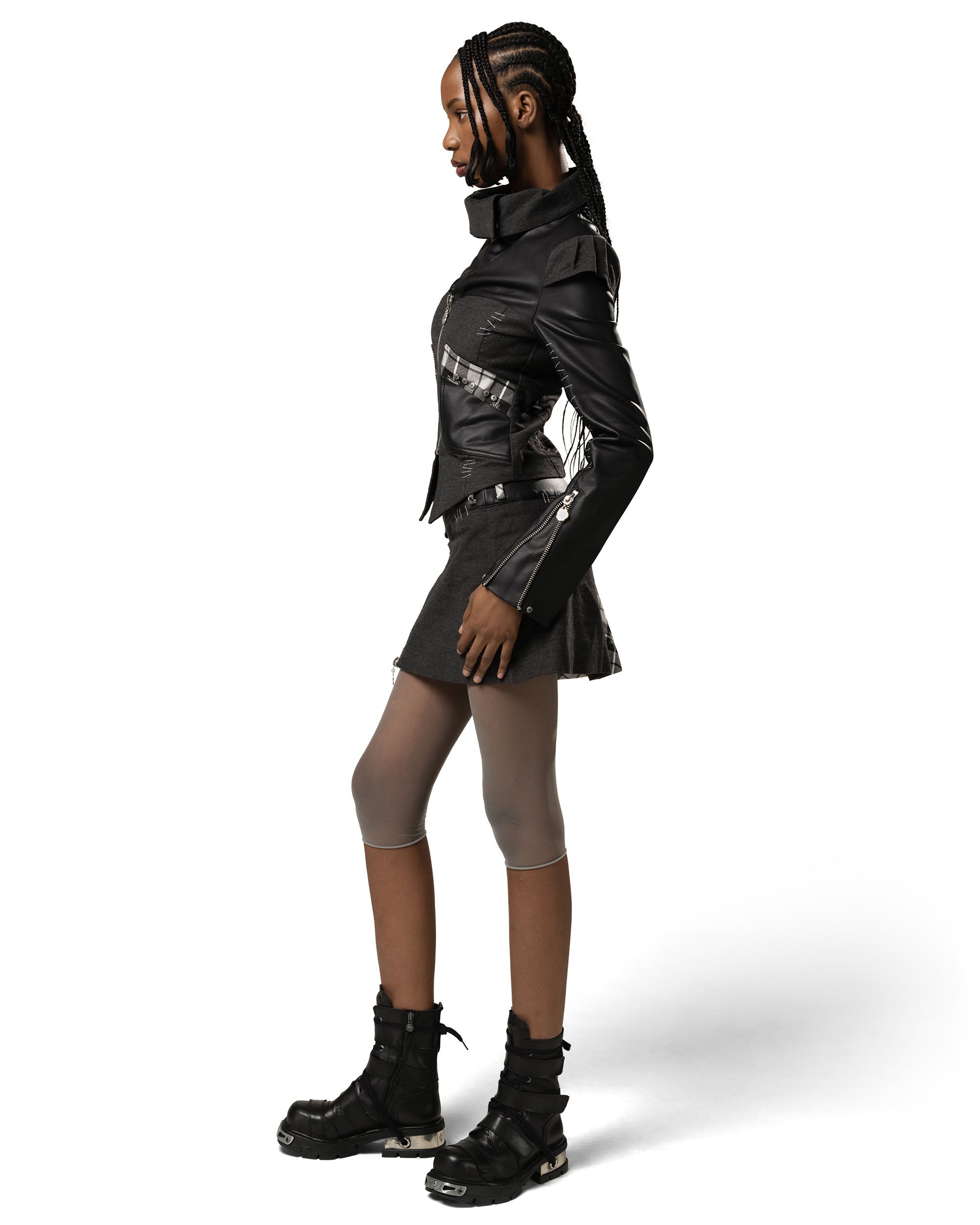 Monster high™ x racer frankie plaid jacket