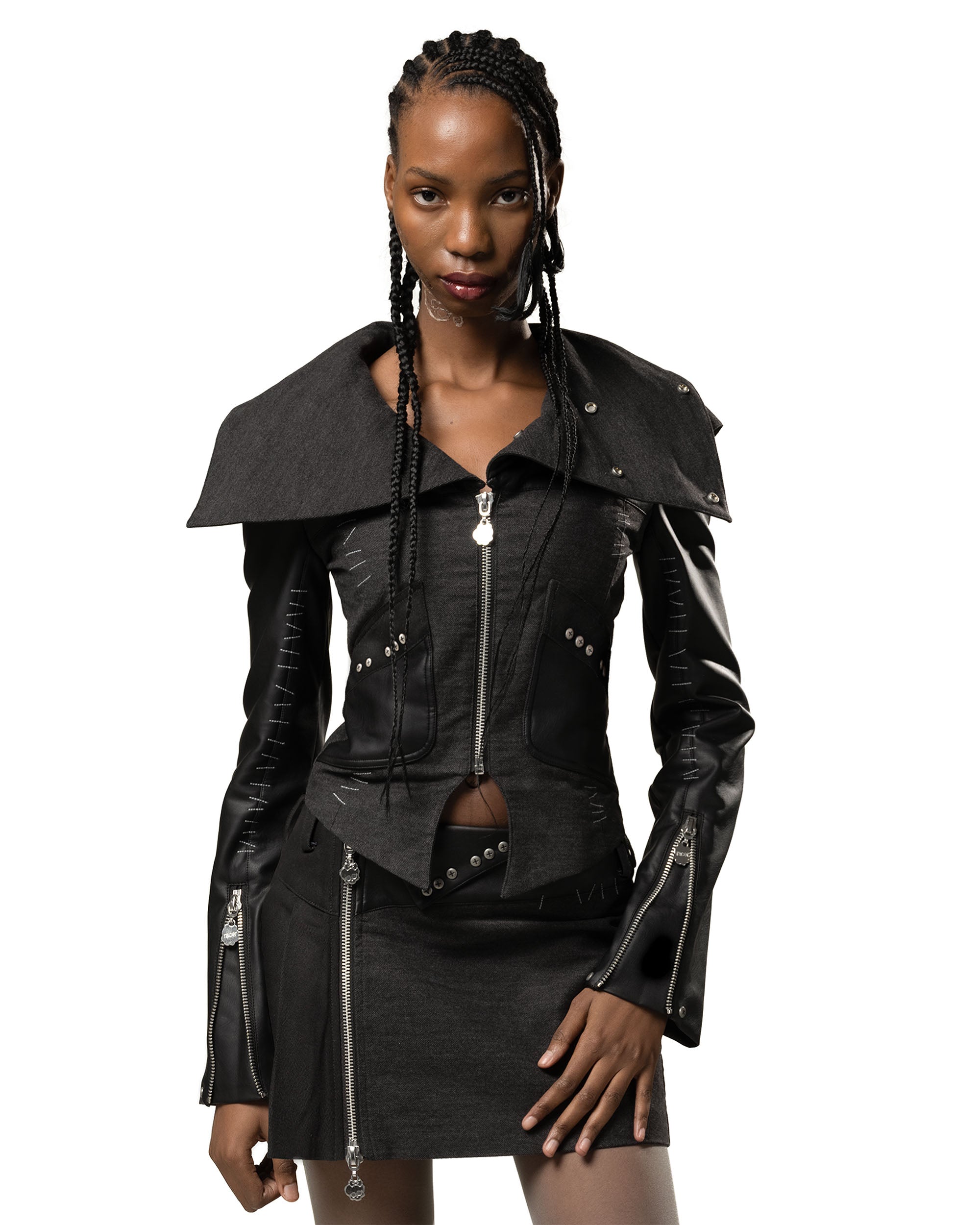 Monster high™ x racer frankie black jacket