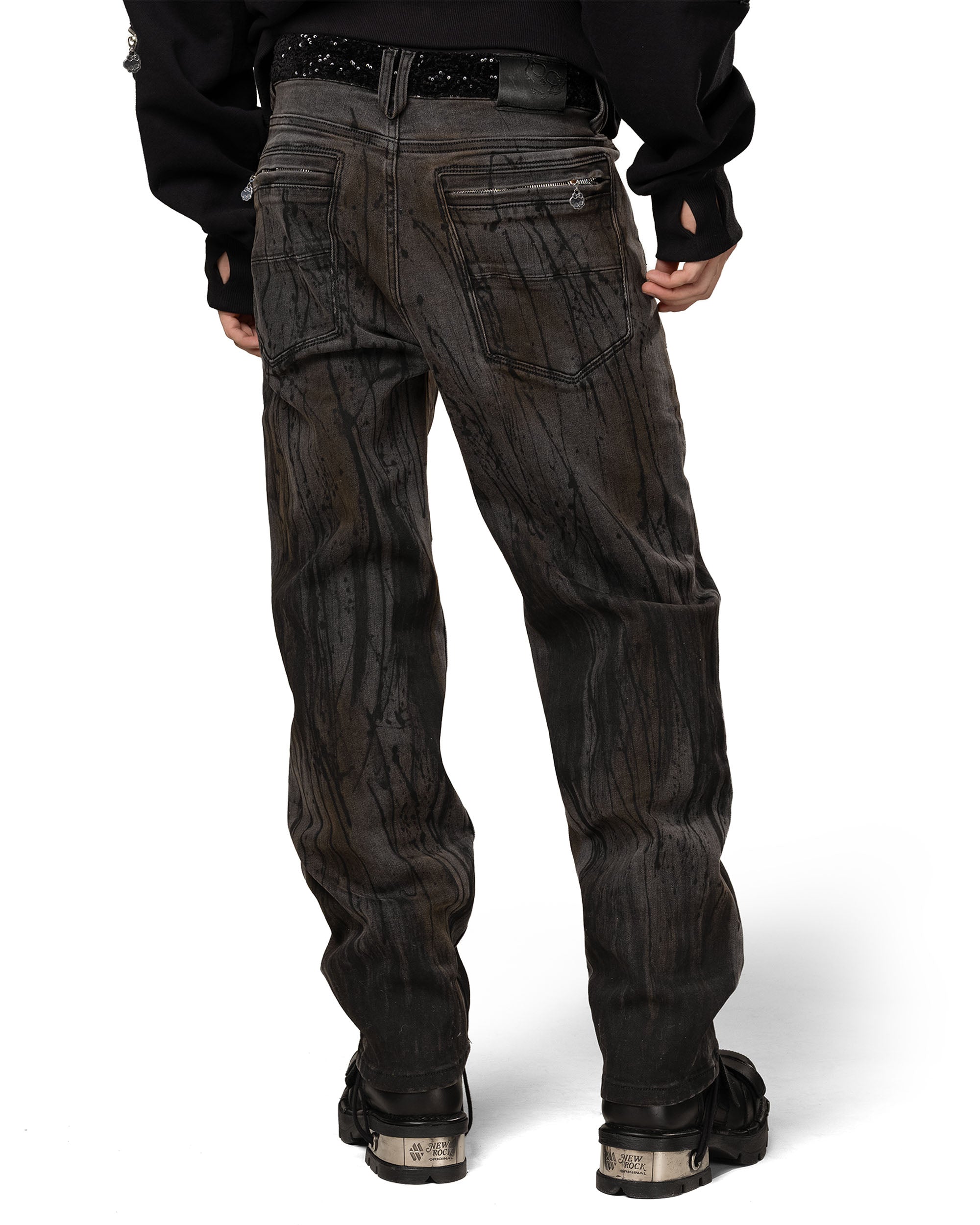 Monster high™ x racer black denim